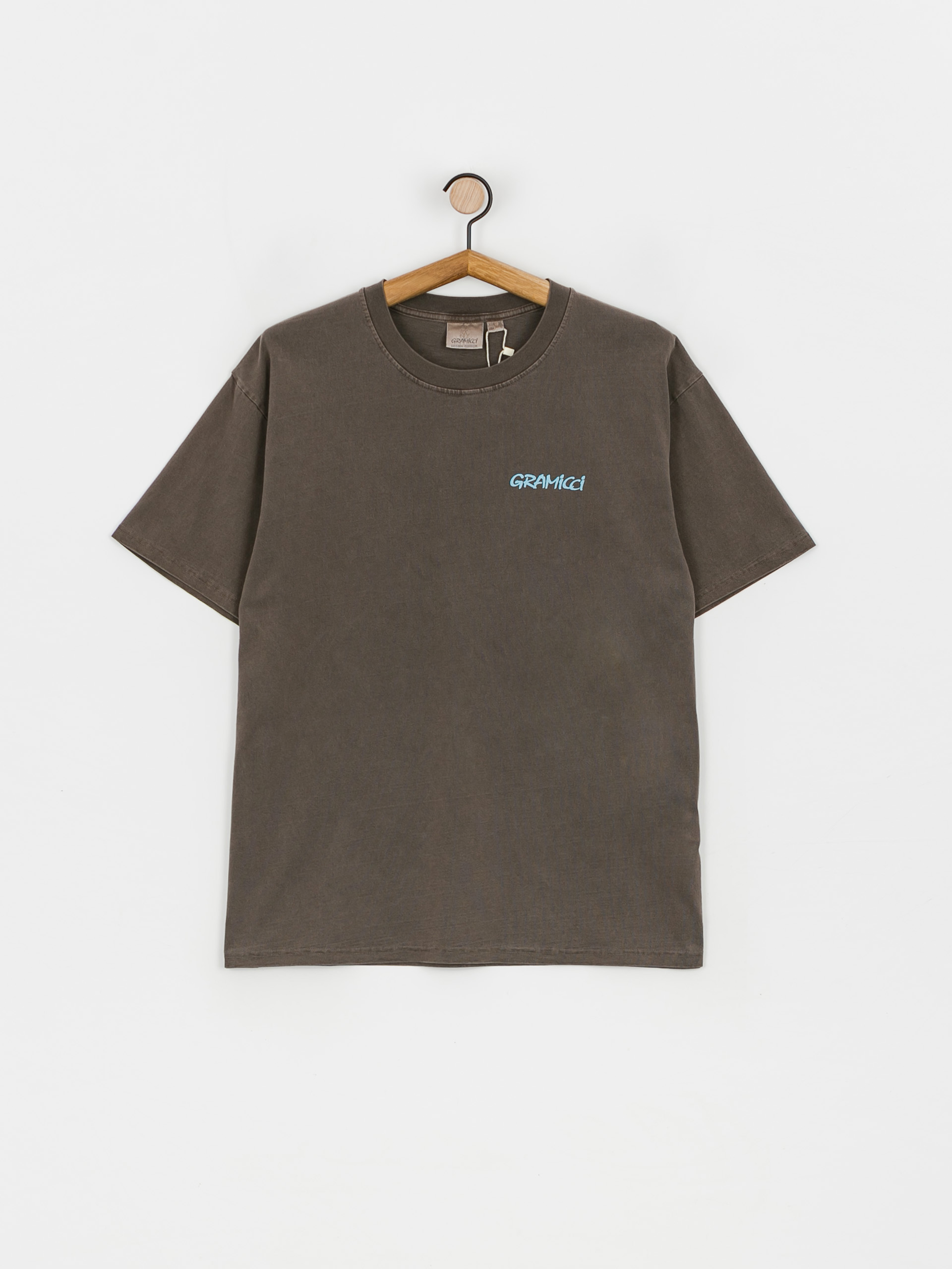 T-shirt Gramicci Leaf (brown pigment)