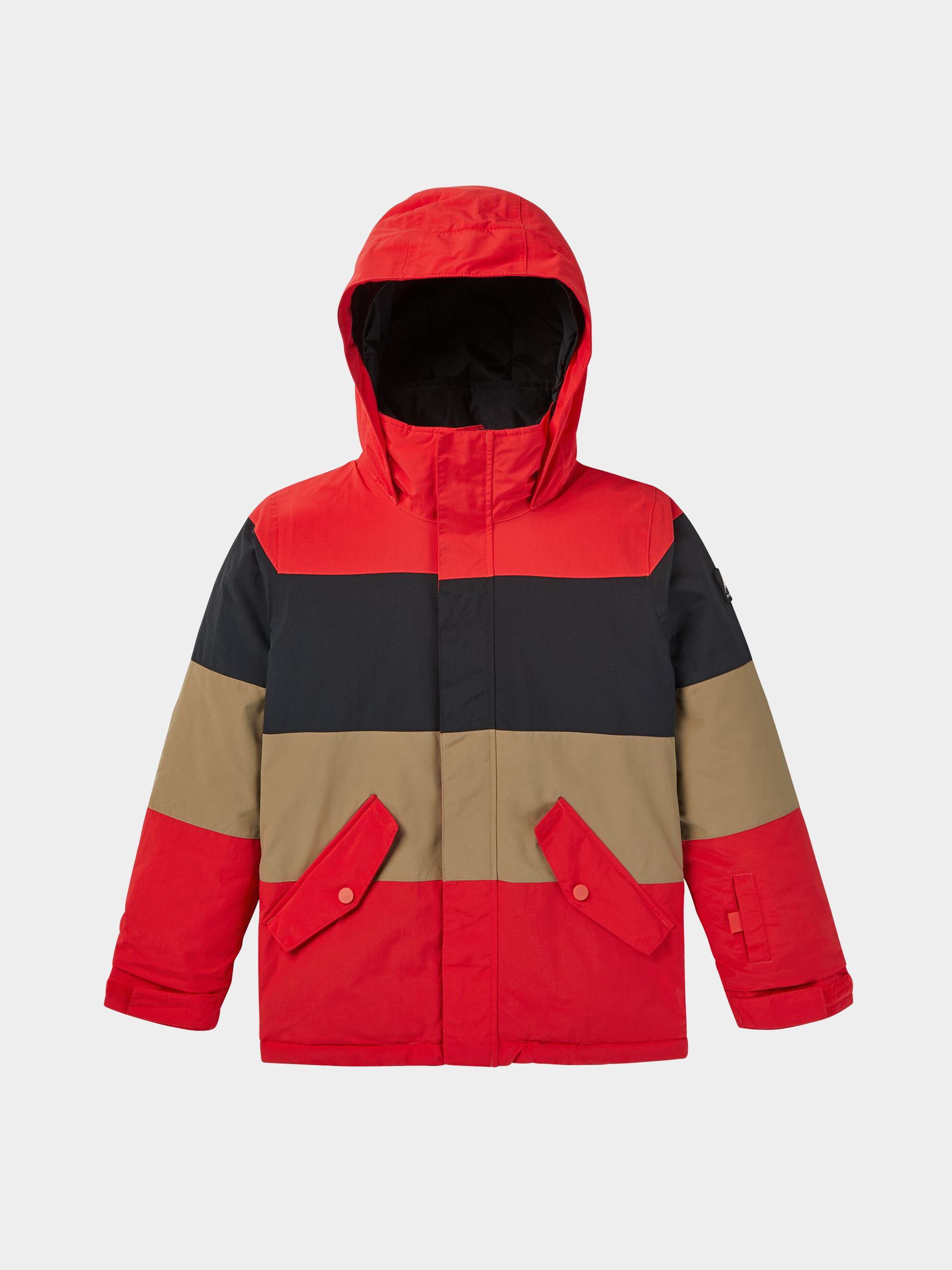 Kurtka snowboardowa Burton Symbol JR (tomato/true black/kelp)