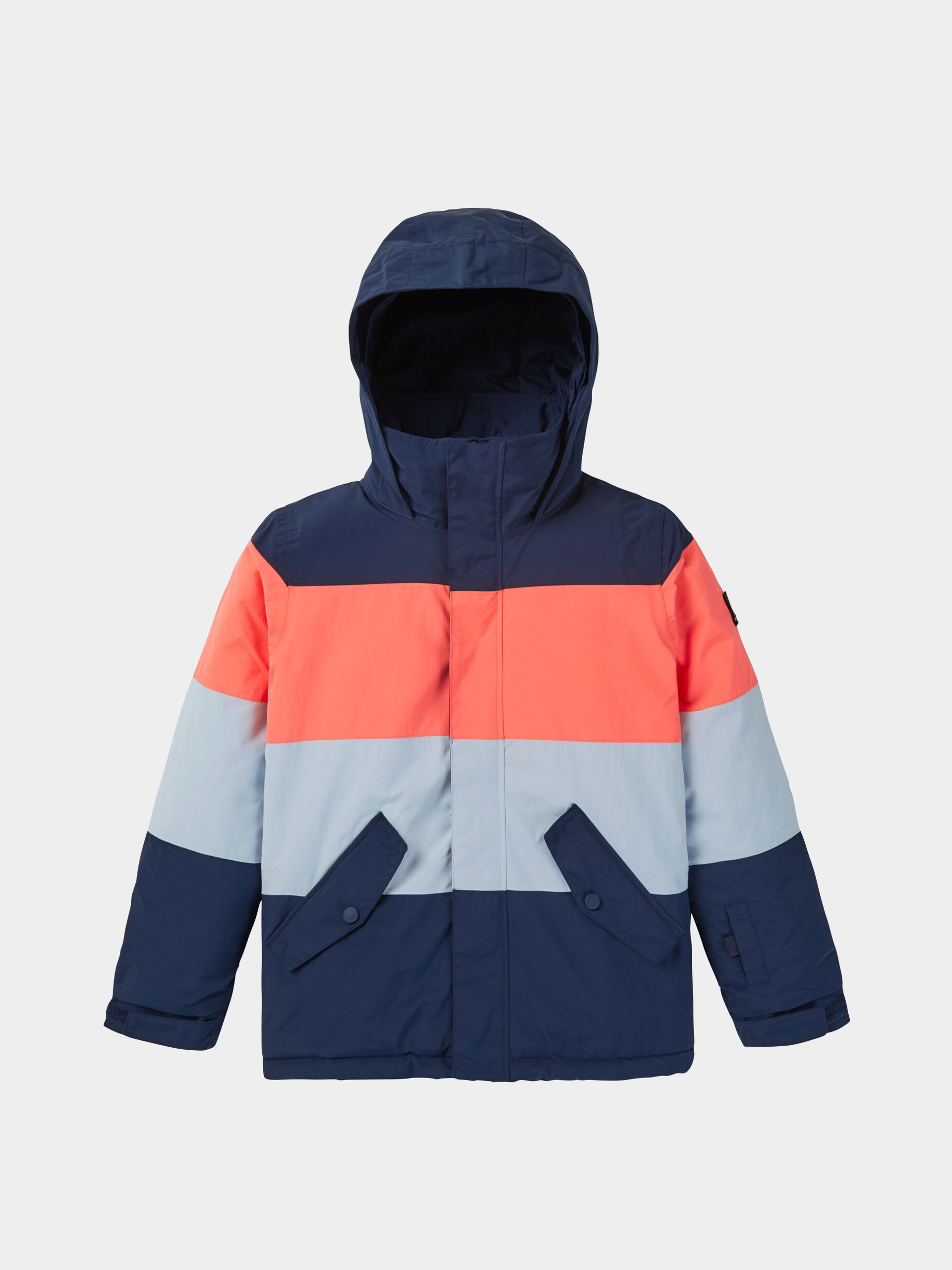 Kurtka snowboardowa Burton Symbol JR (dress blue/tetra orange/ballad blue)