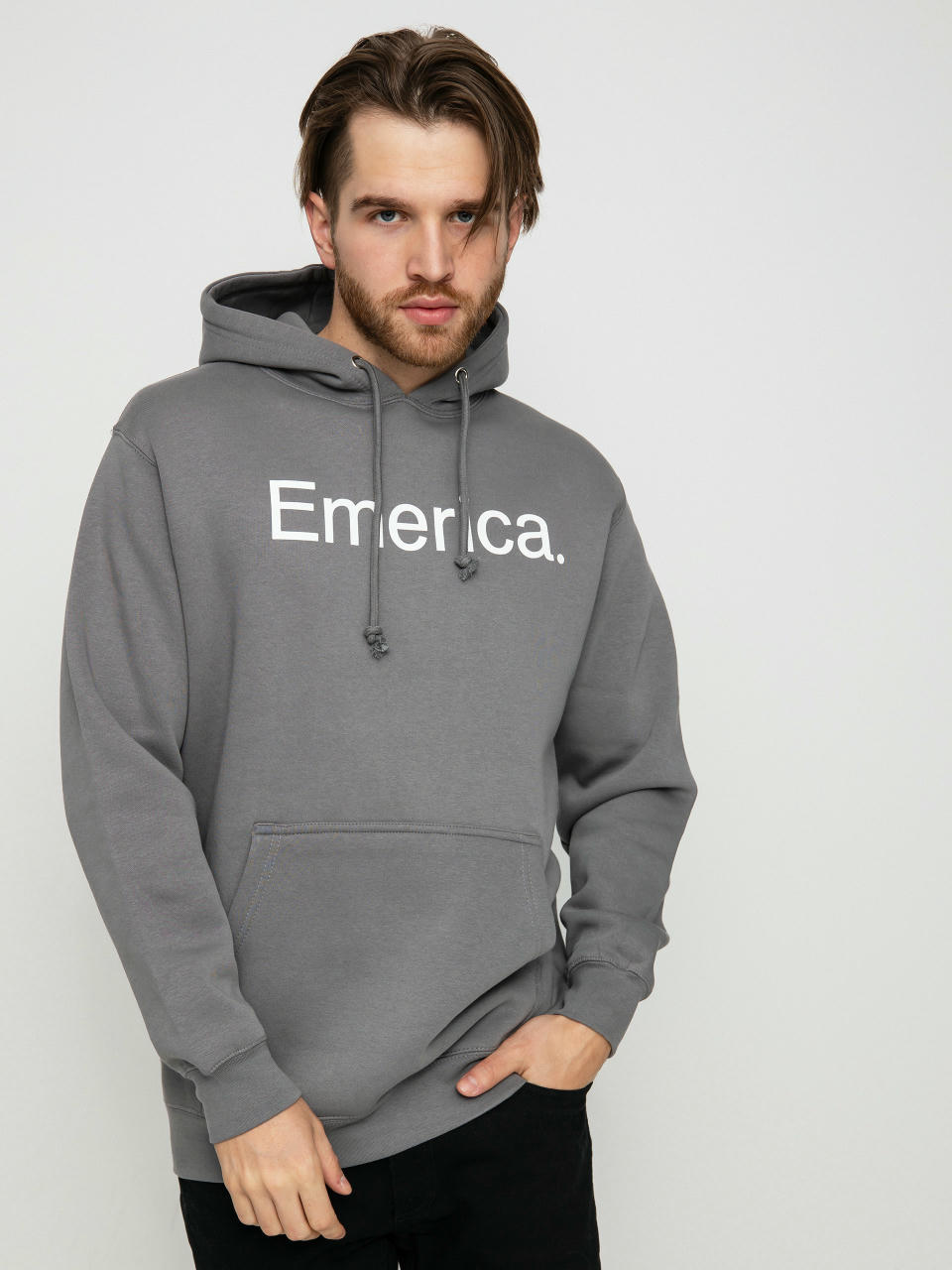 Bluza z kapturem Emerica Pure Logo HD (grey)