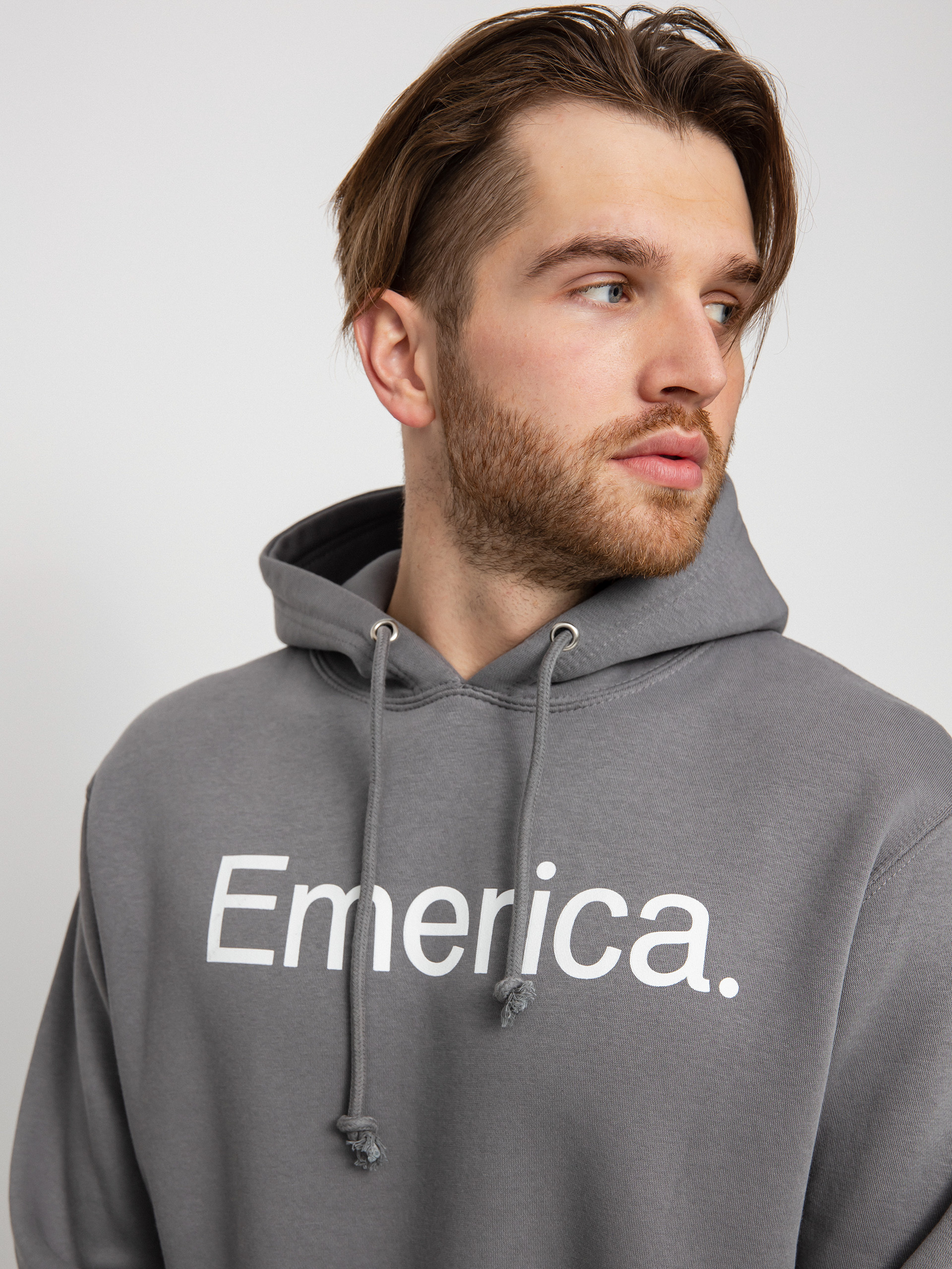 Bluza z kapturem Emerica Pure Logo HD (grey)