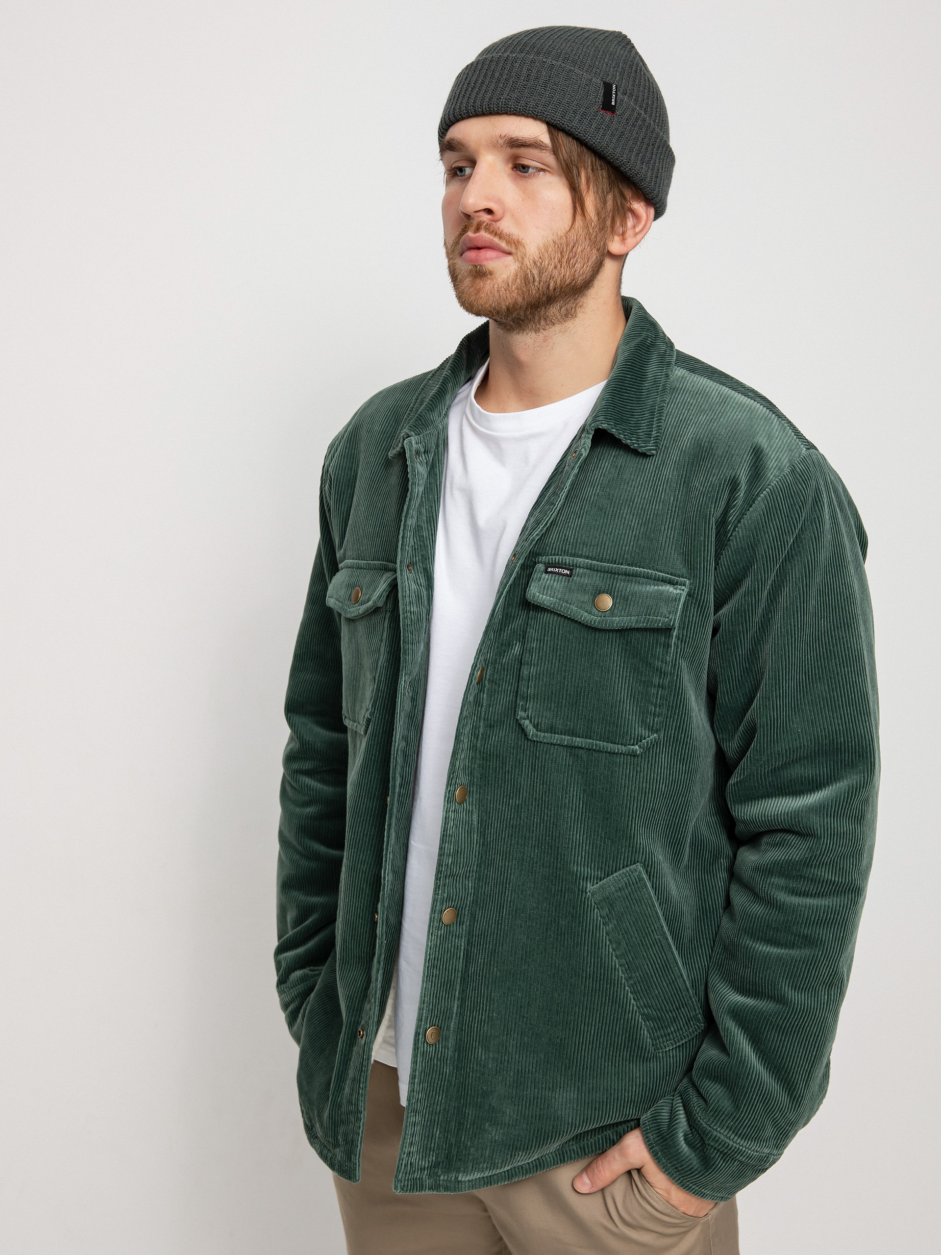 Kurtka Brixton Durham Lined (dark forest)