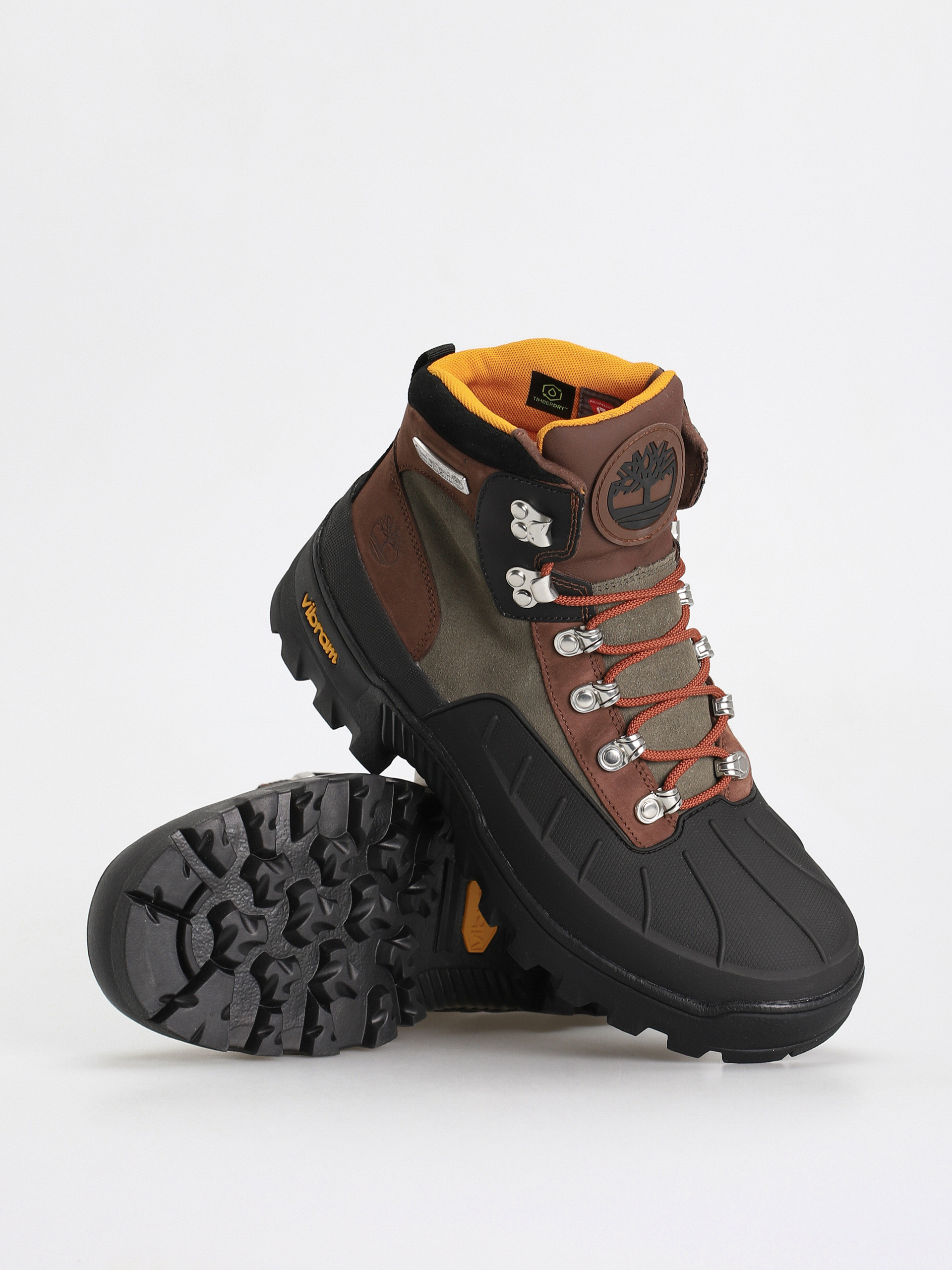 Buty Timberland Vibram Euro Hiker Wp (dark brown nubuck)
