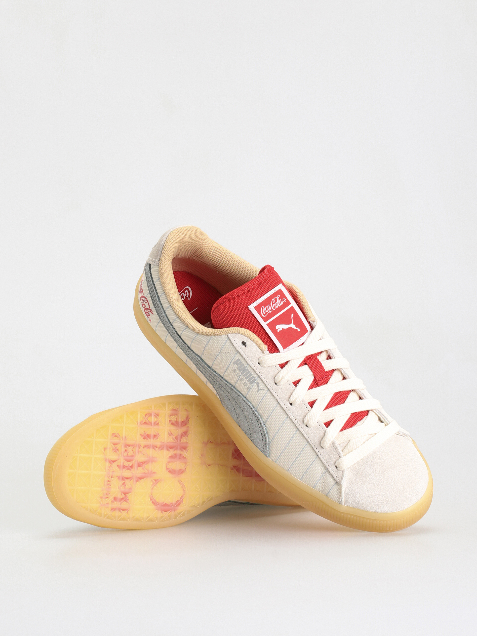 Buty Puma X Coca Cola Suede (ivory glow/slate)