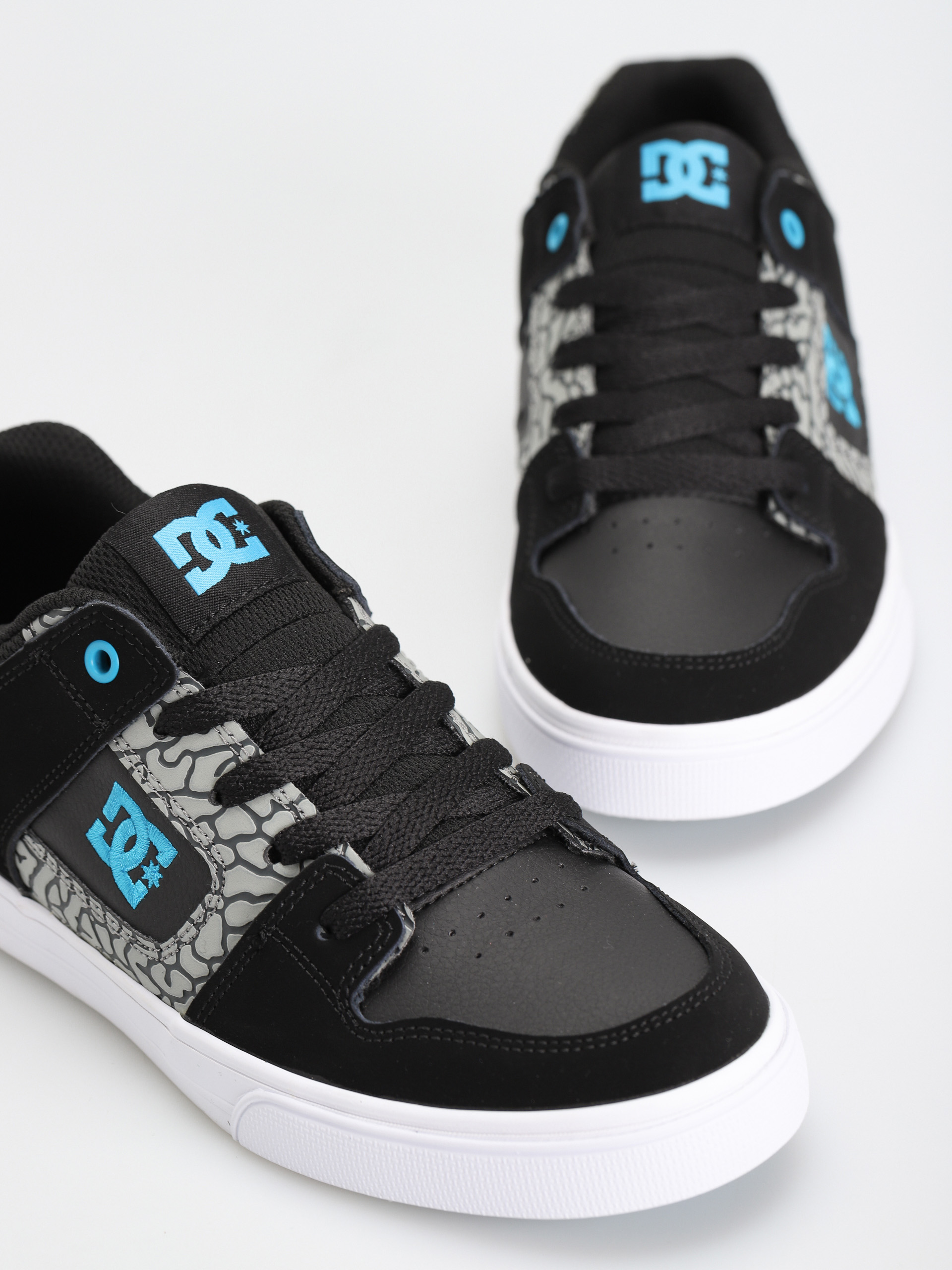 Buty dziecięce DC Pure JR (black/blue/grey)