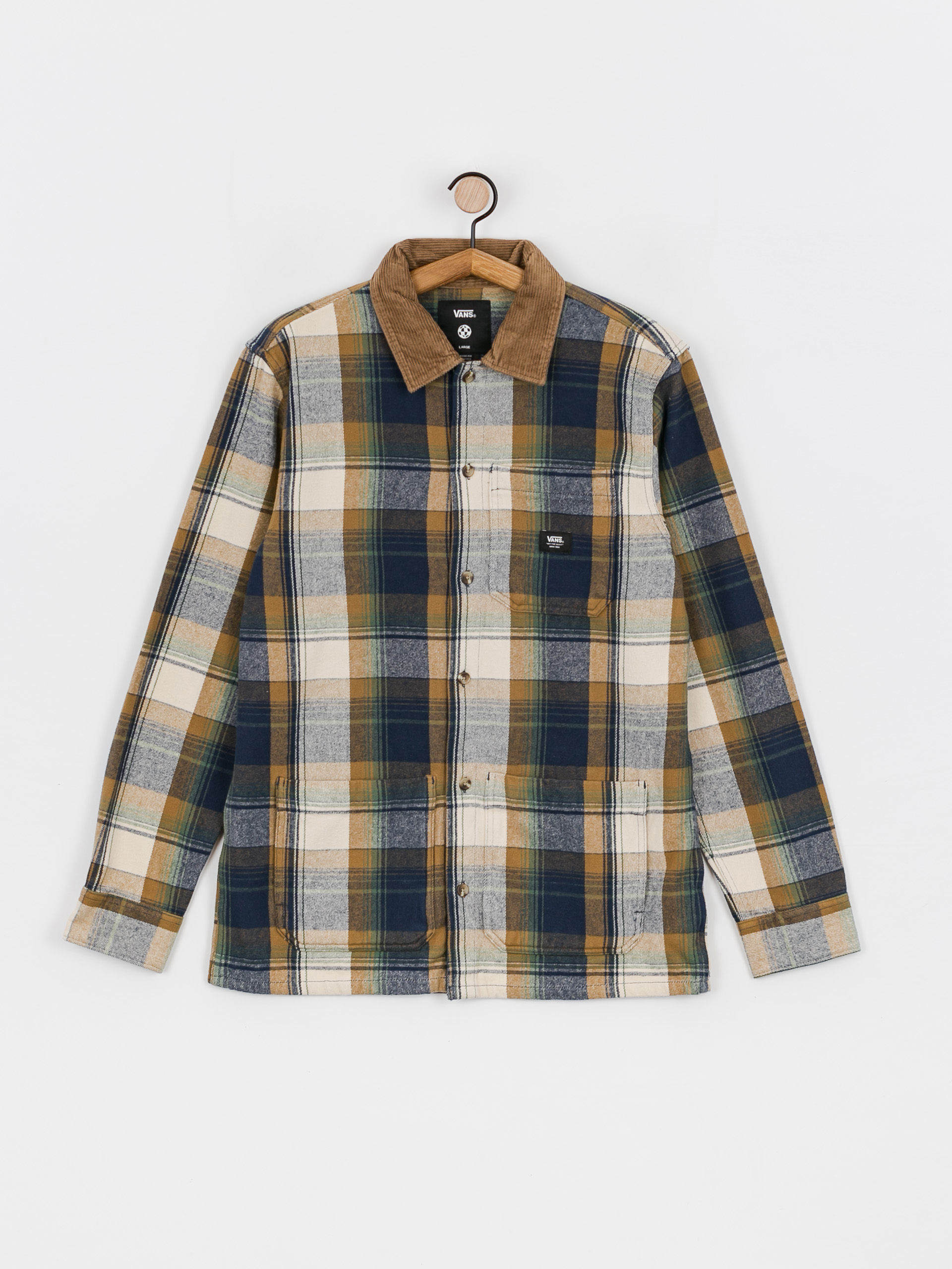Koszula Vans Saxon (oatmeal/dress blues)