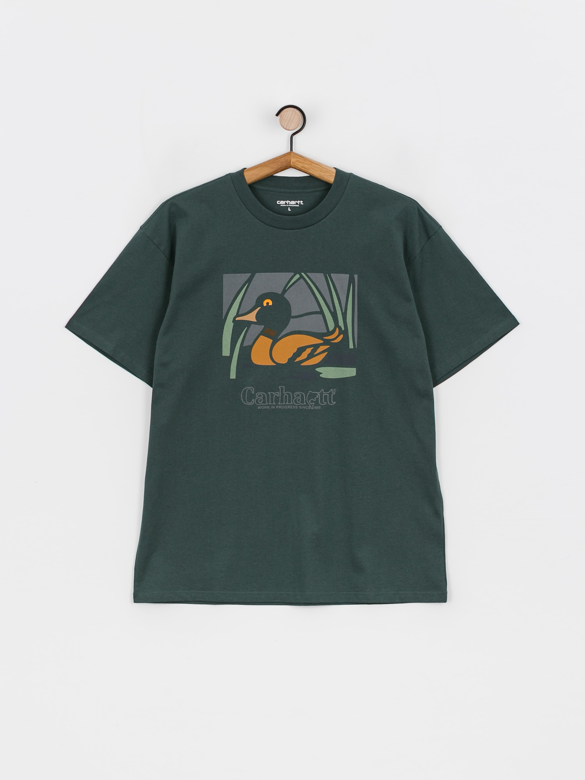 T-shirt Carhartt WIP Duck Pond (juniper)