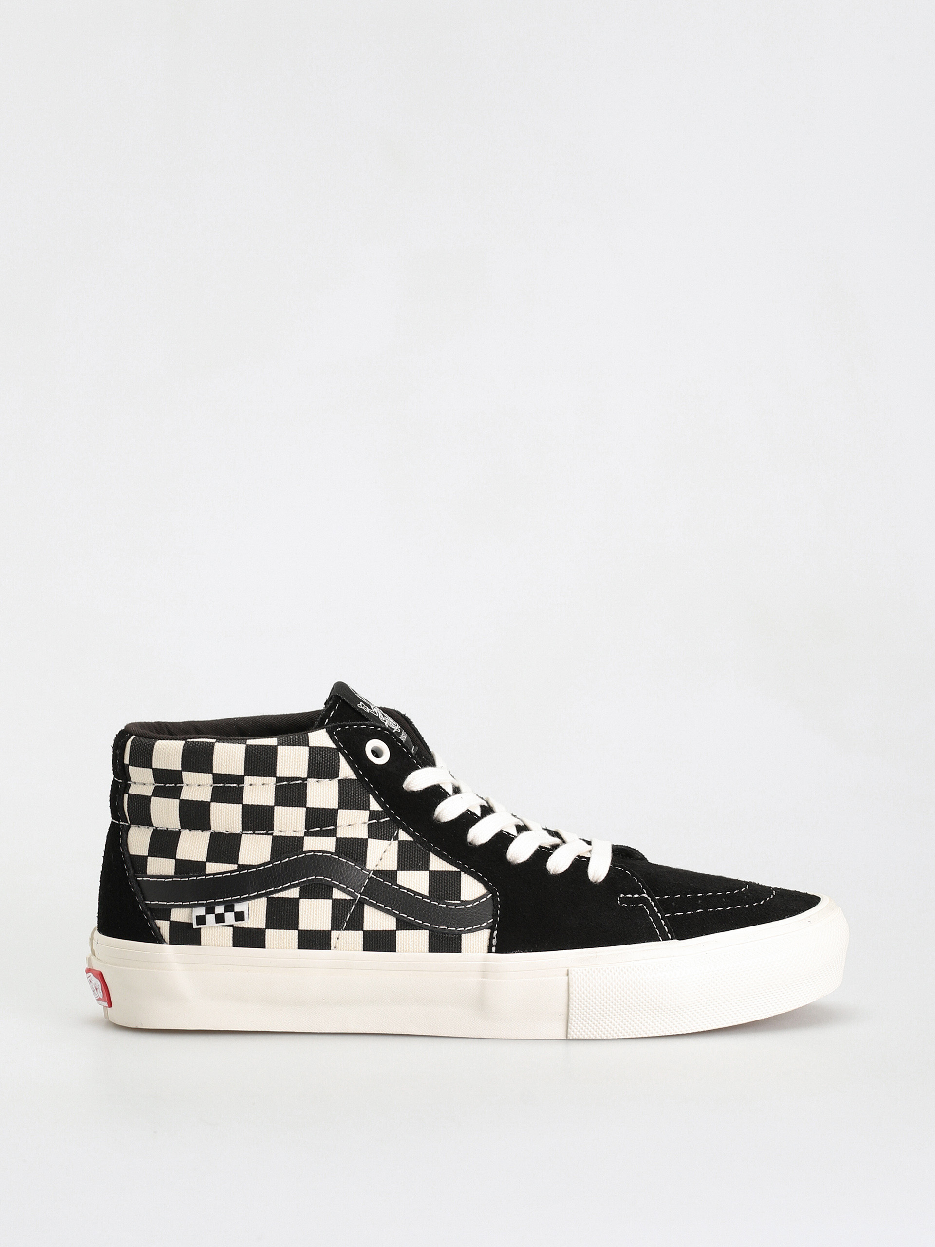 Buty Vans Skate Grosso Mid (checkerboard black/marshmallow)