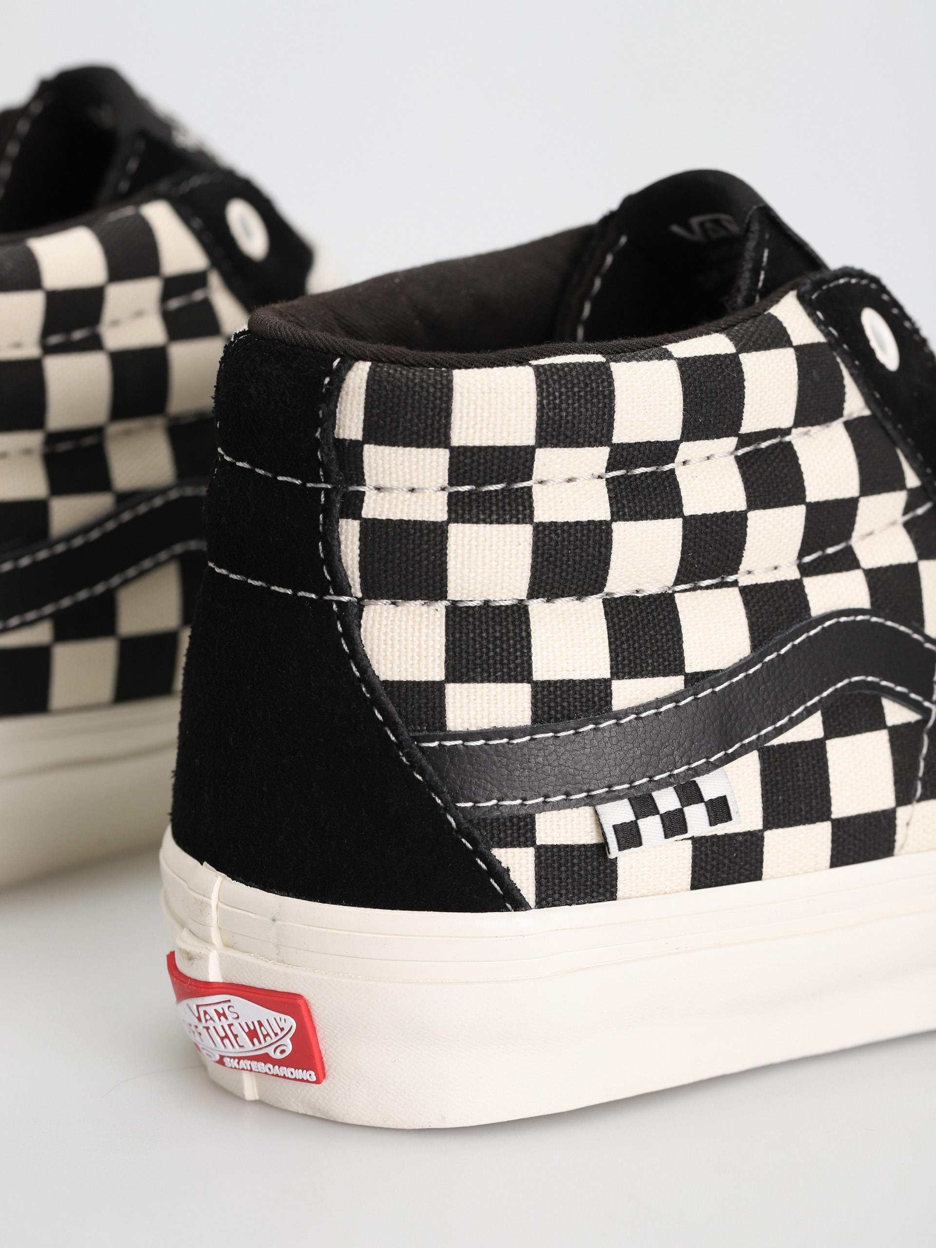 Buty Vans Skate Grosso Mid (checkerboard black/marshmallow)
