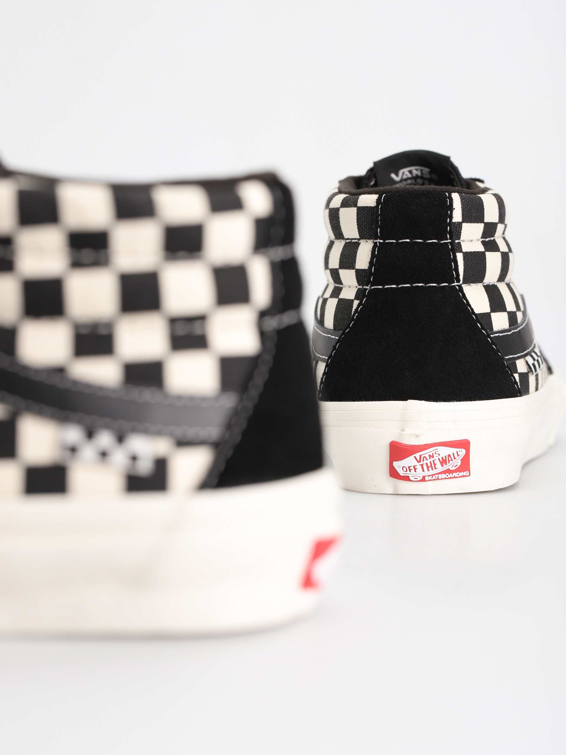 Buty Vans Skate Grosso Mid (checkerboard black/marshmallow)