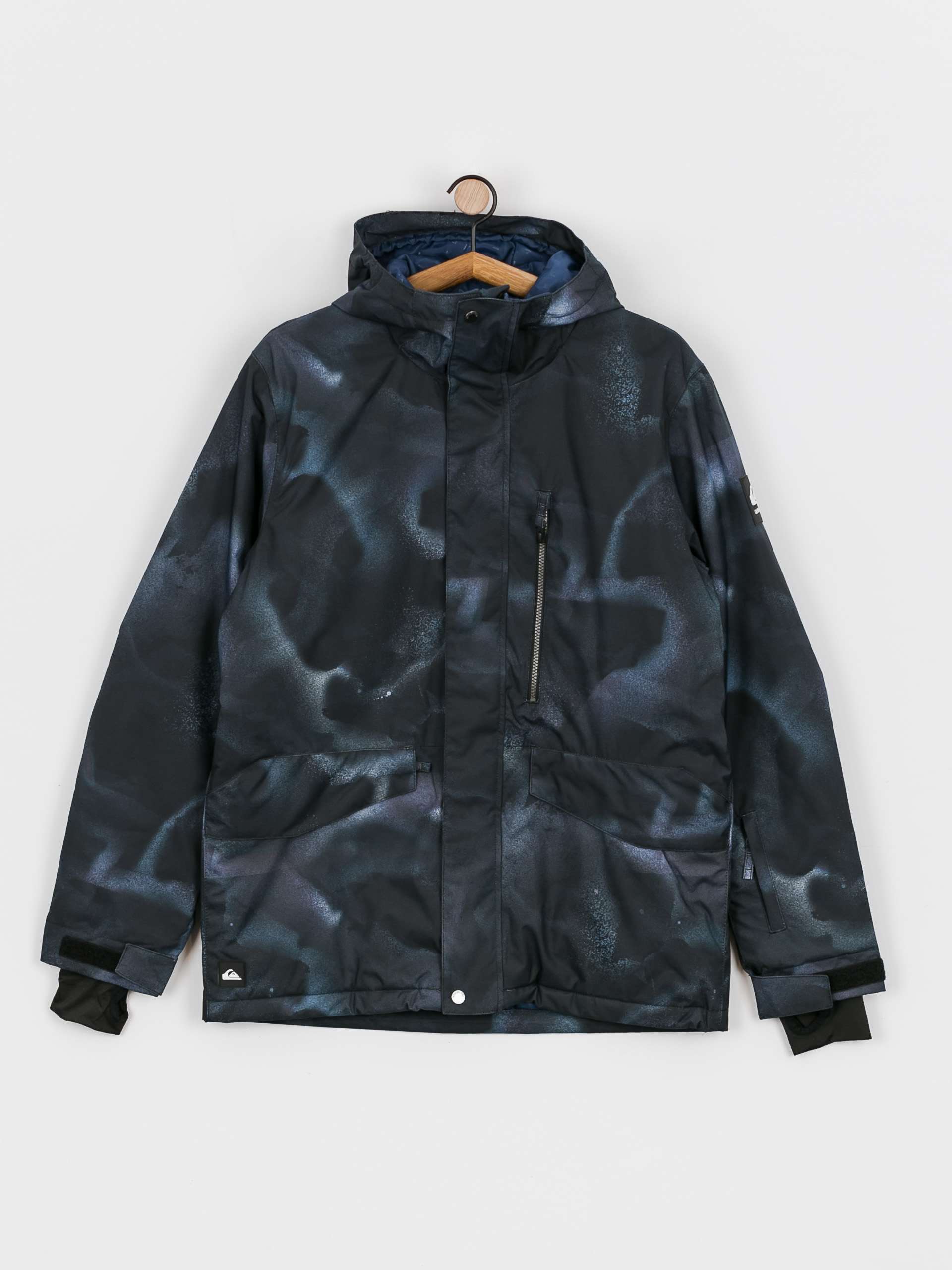 Męska Kurtka snowboardowa Quiksilver Mission Printed (insignia blue fragment)