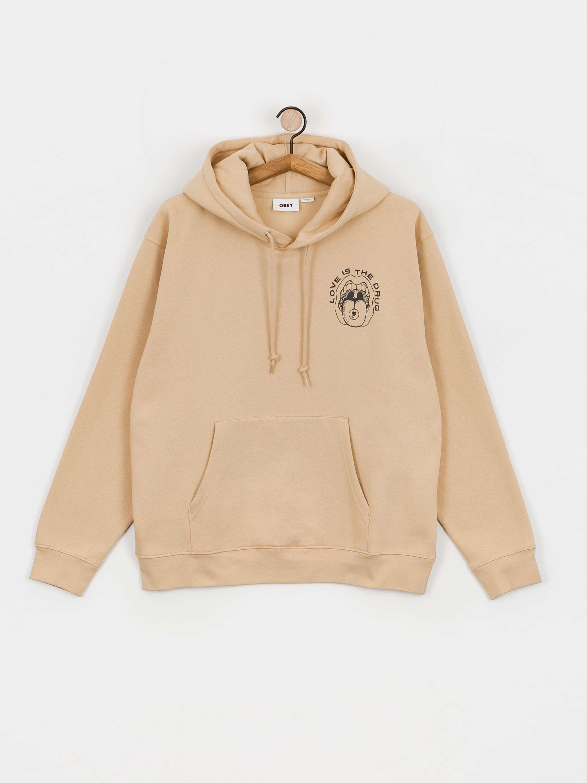 Bluza OBEY Love Is The Drug (oatmilk)