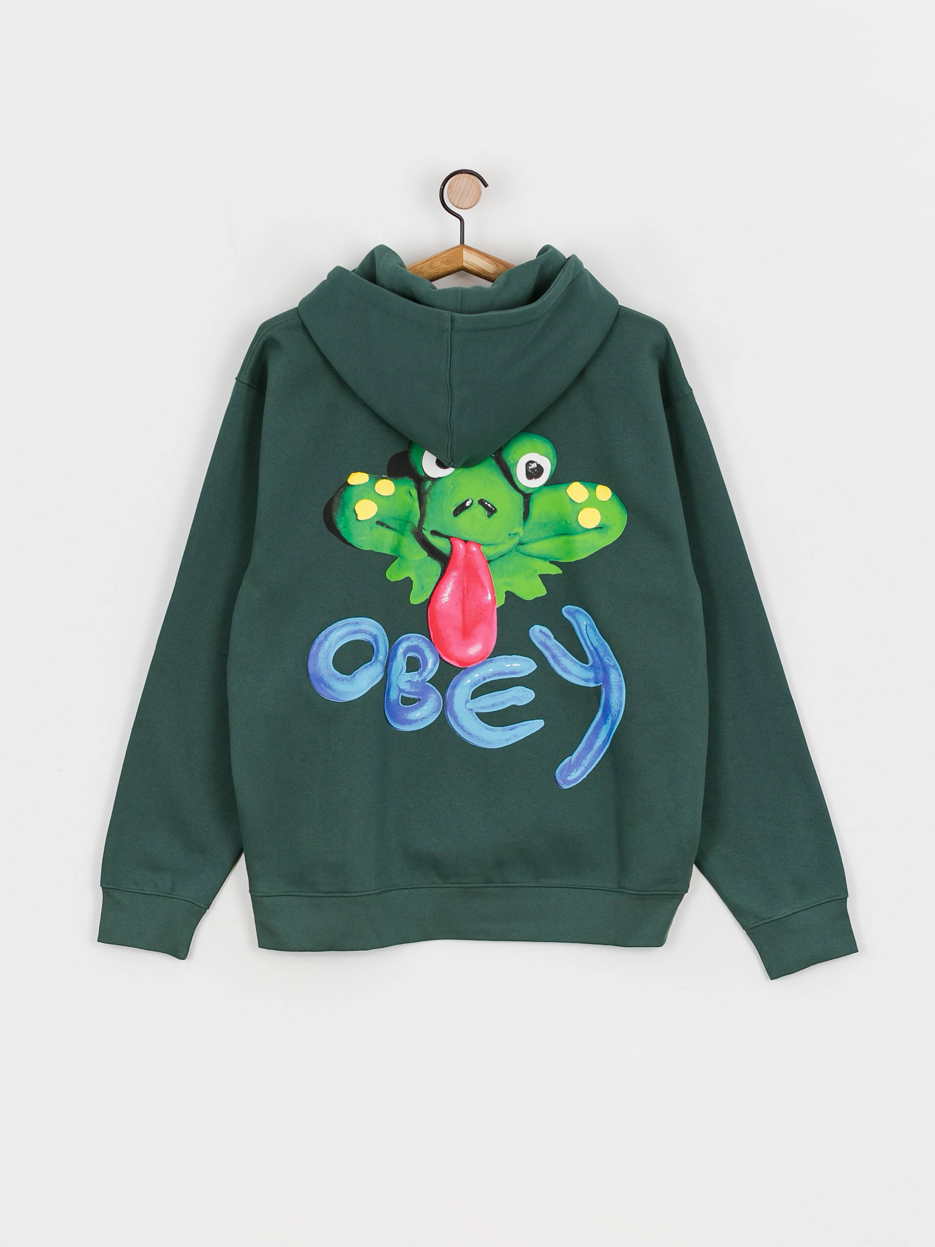 Bluza OBEY Obey Clay Frog (dark cedar)
