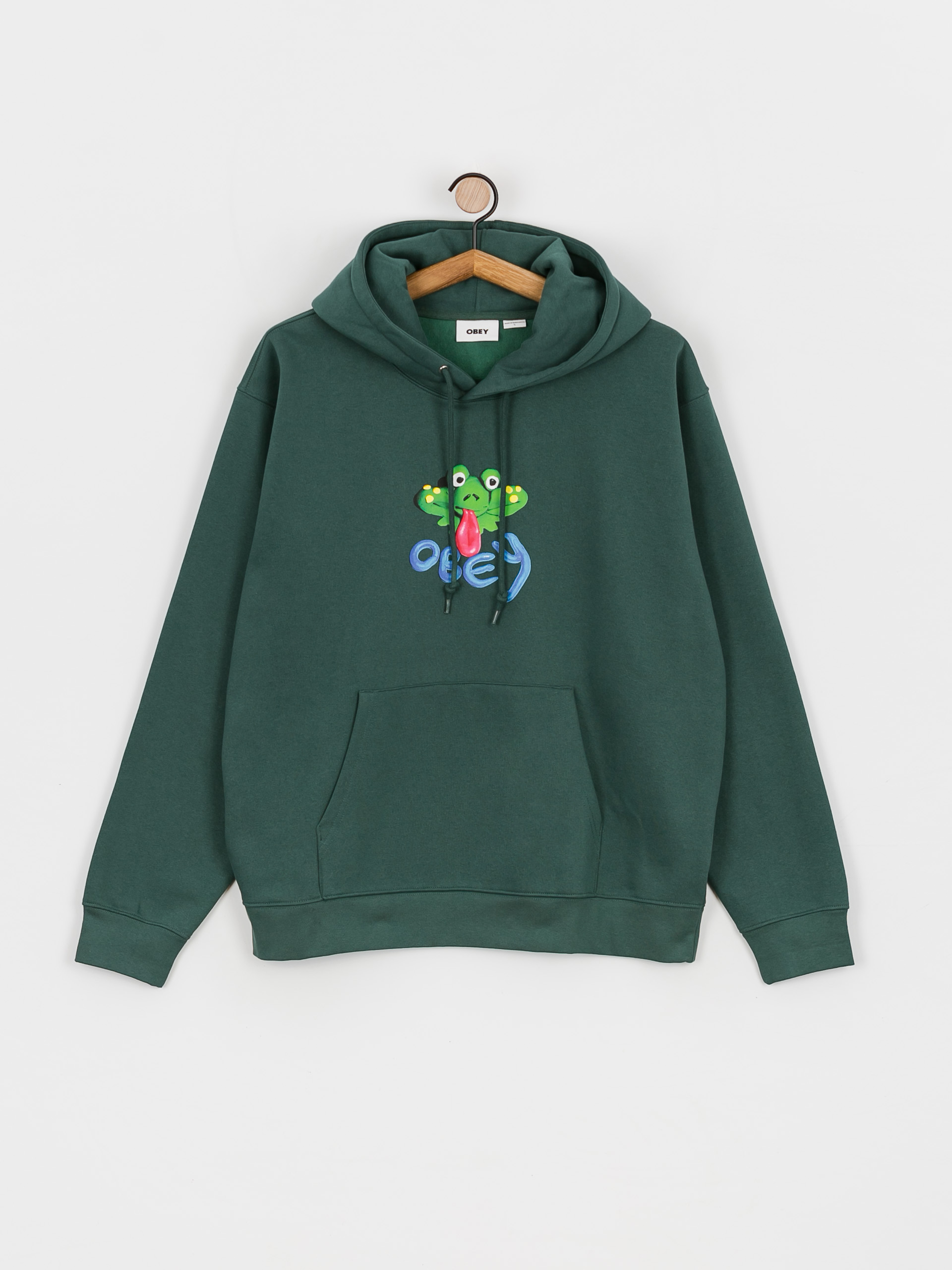 Bluza OBEY Obey Clay Frog (dark cedar)