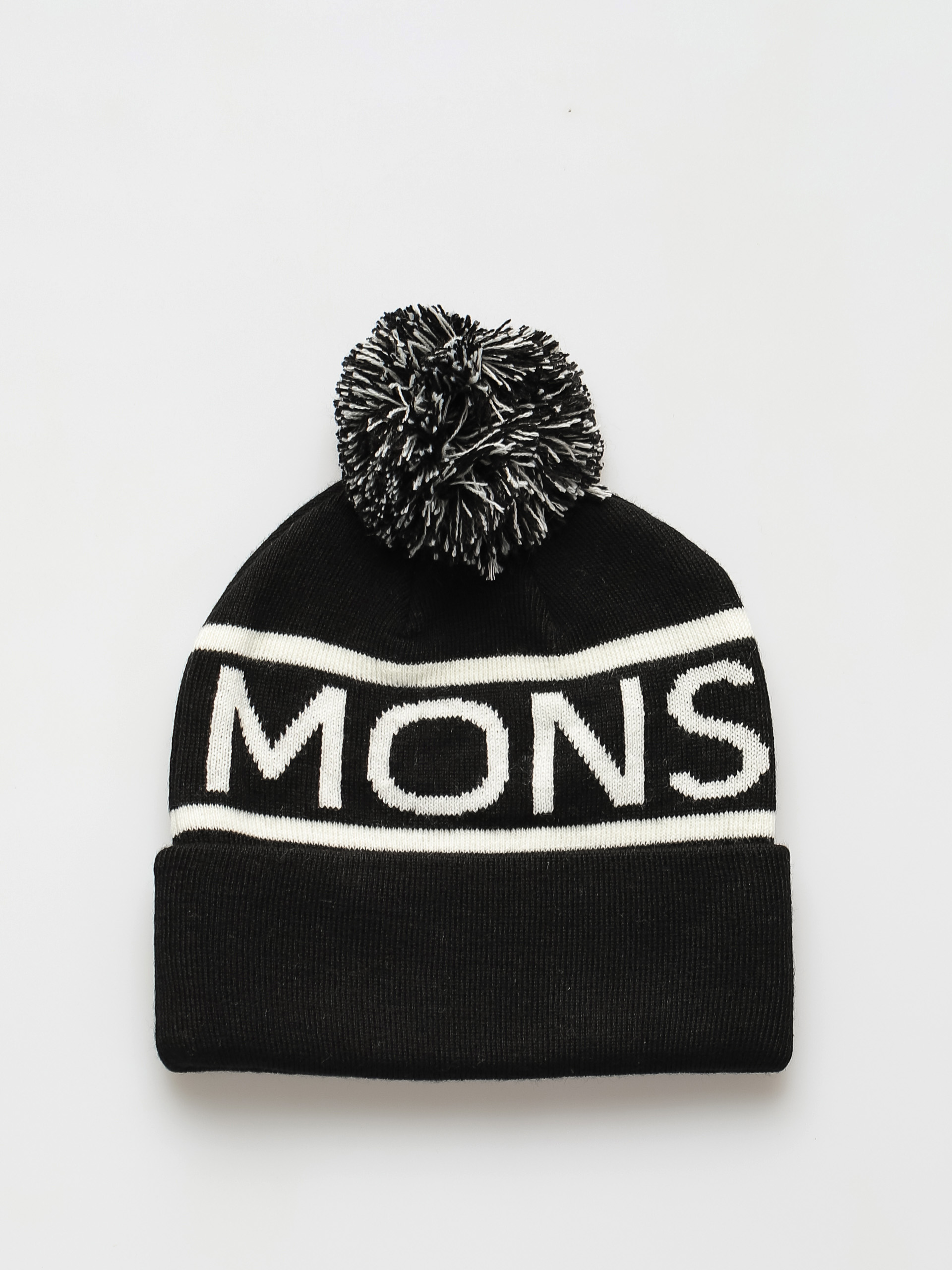 Czapka zimowa Mons Royale Pom Pom (black/white)