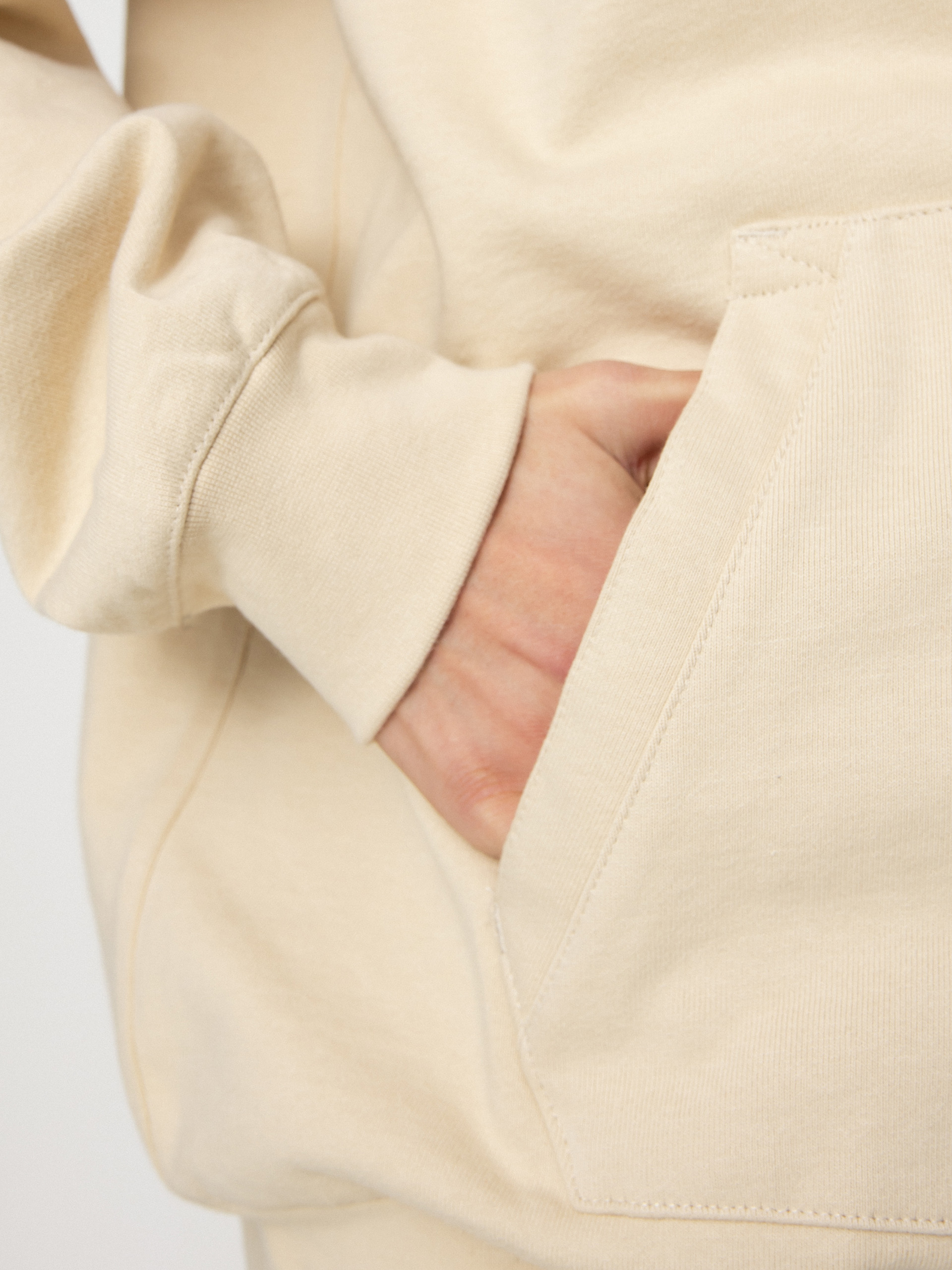 Bluza z kapturem Volcom D.I. HD (off white)