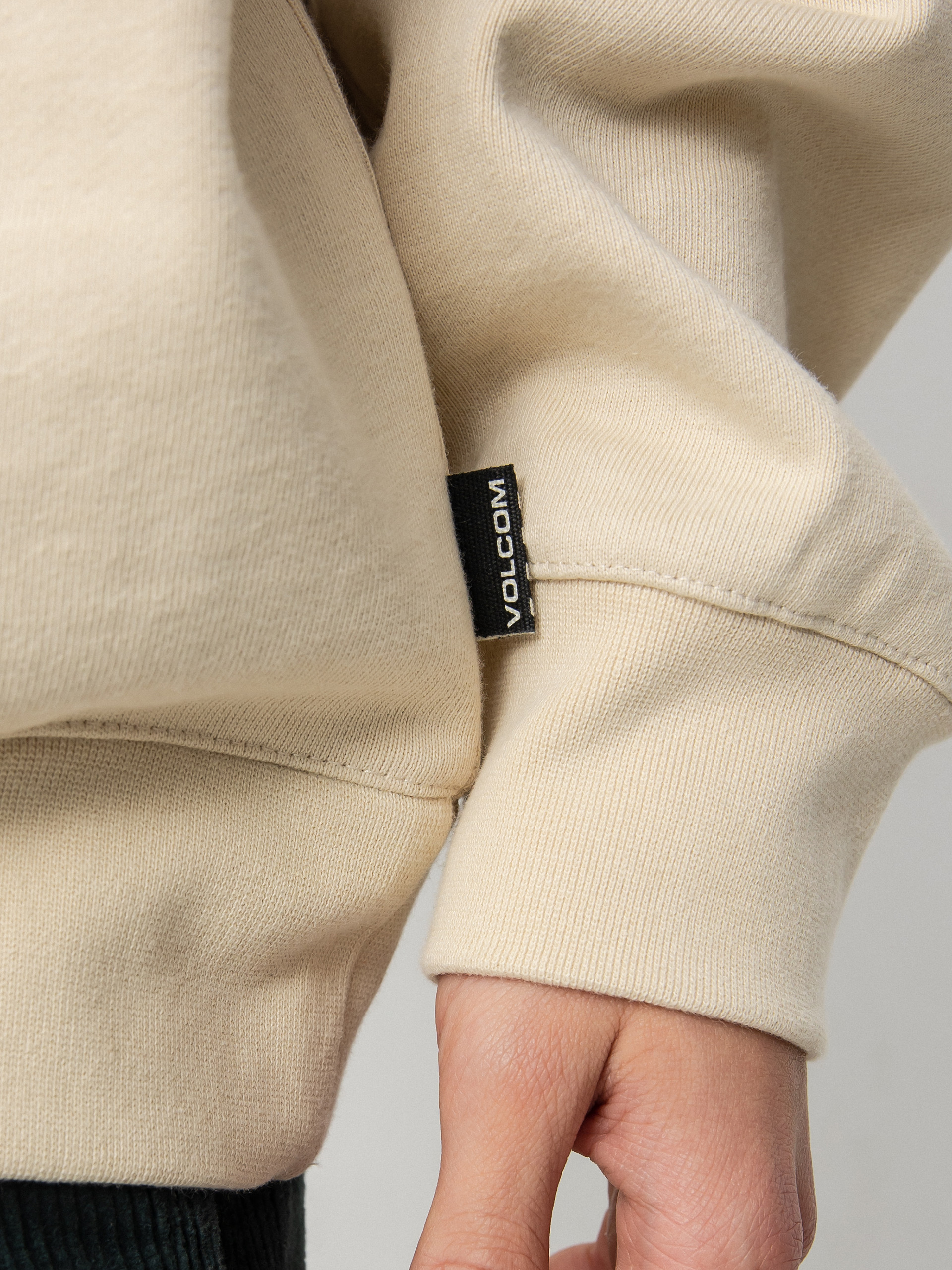 Bluza z kapturem Volcom D.I. HD (off white)