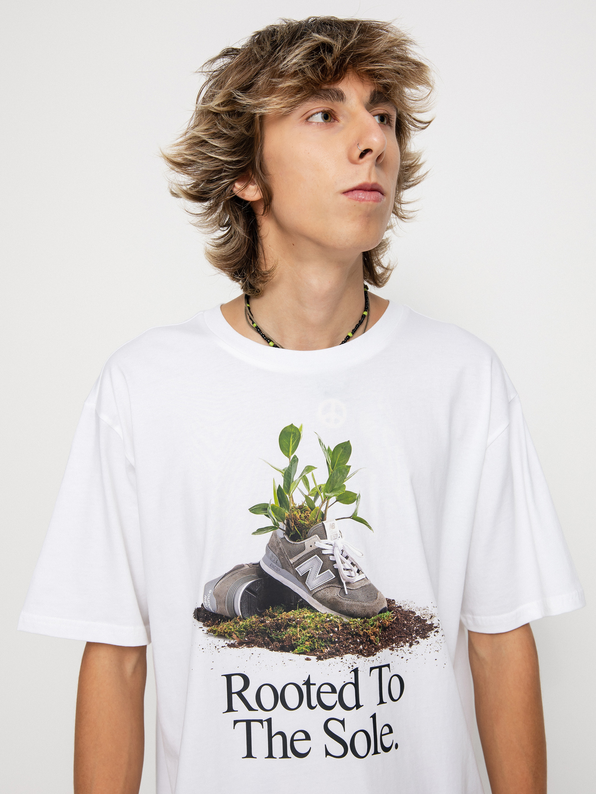 T-shirt New Balance Athletics Legacies Rooted (white)
