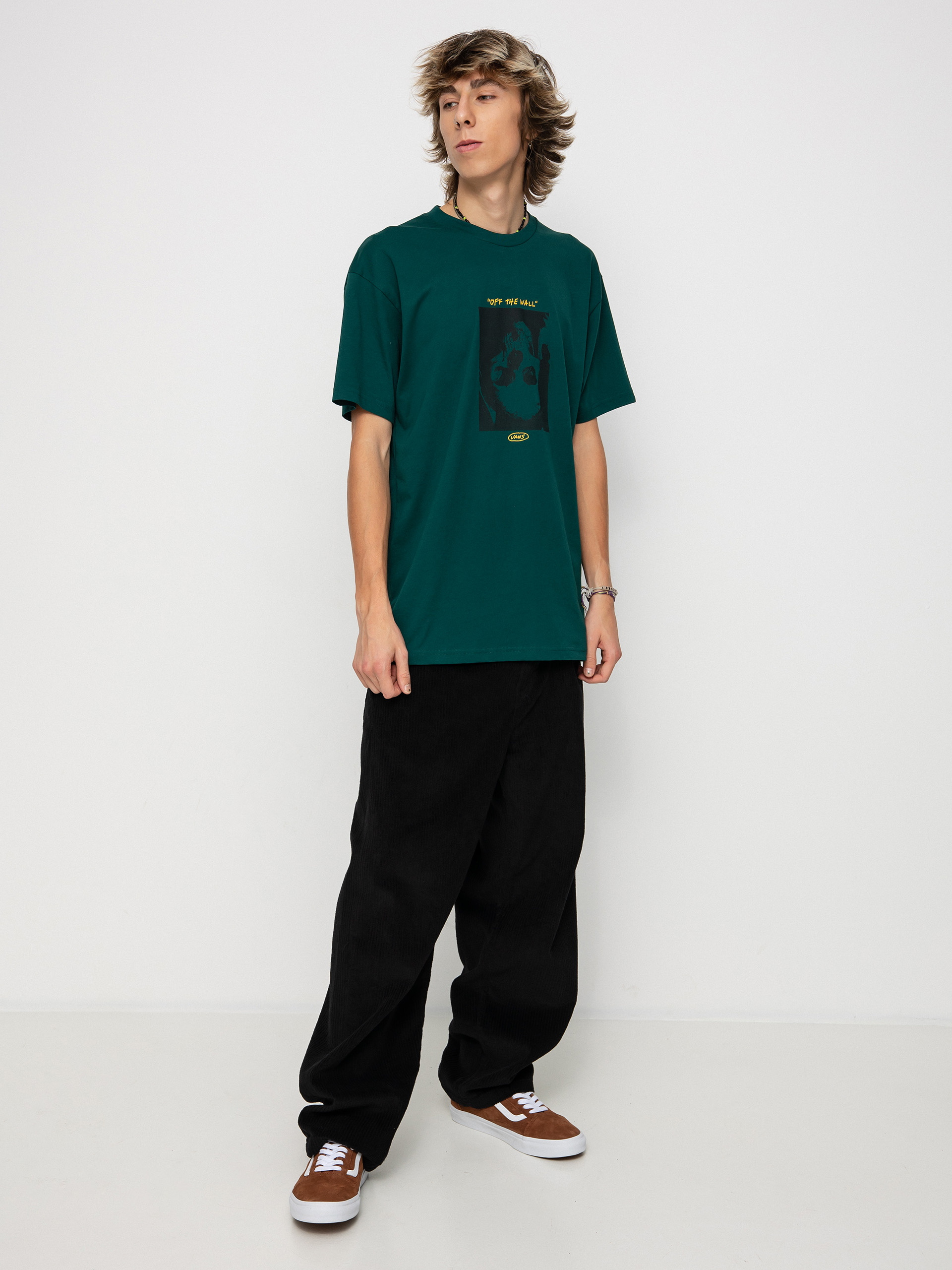 T-shirt Vans Boxed Skull (botanical garden)