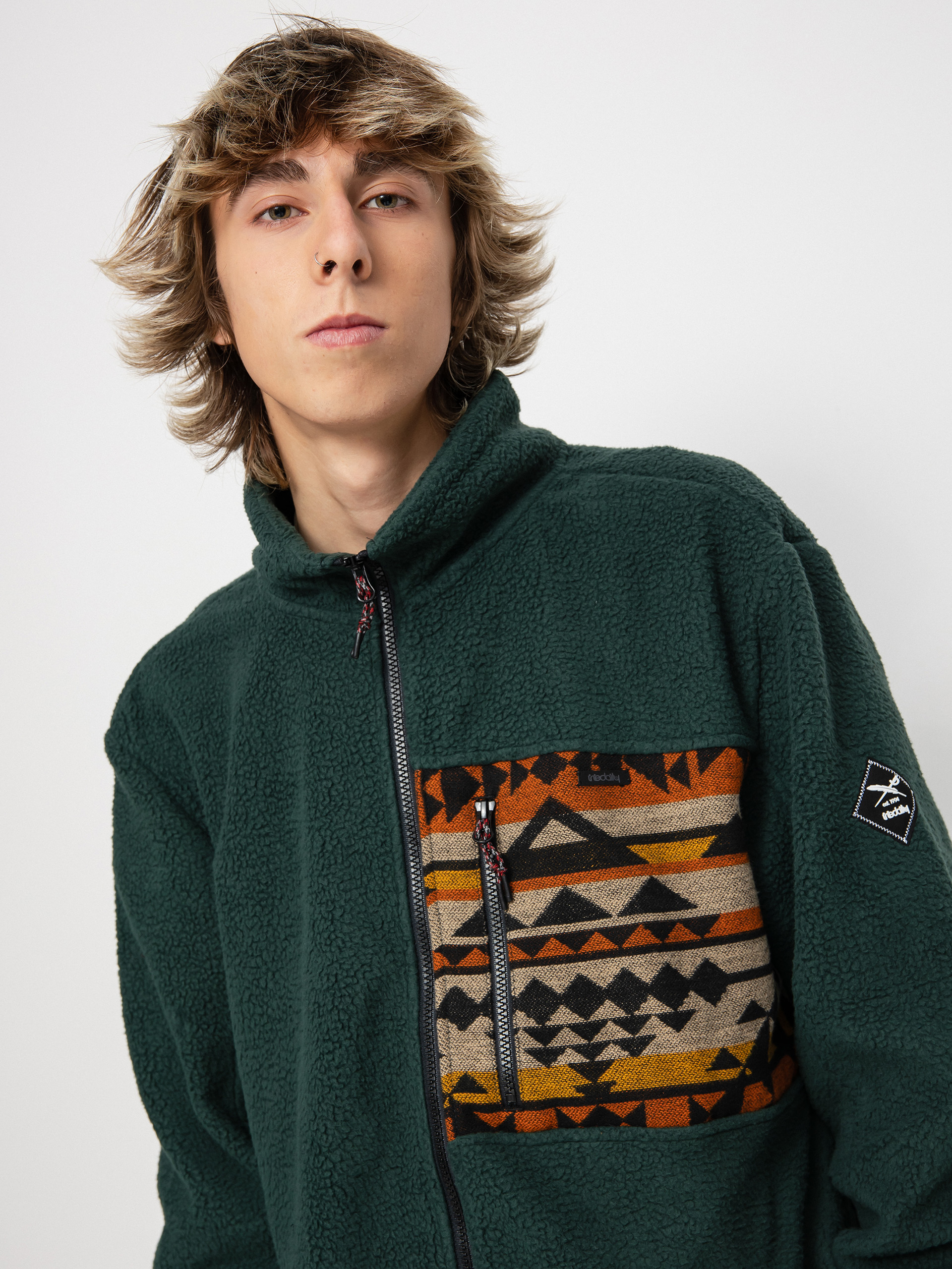 Męski Polar Iriedaily Wonderer Track (hunter)