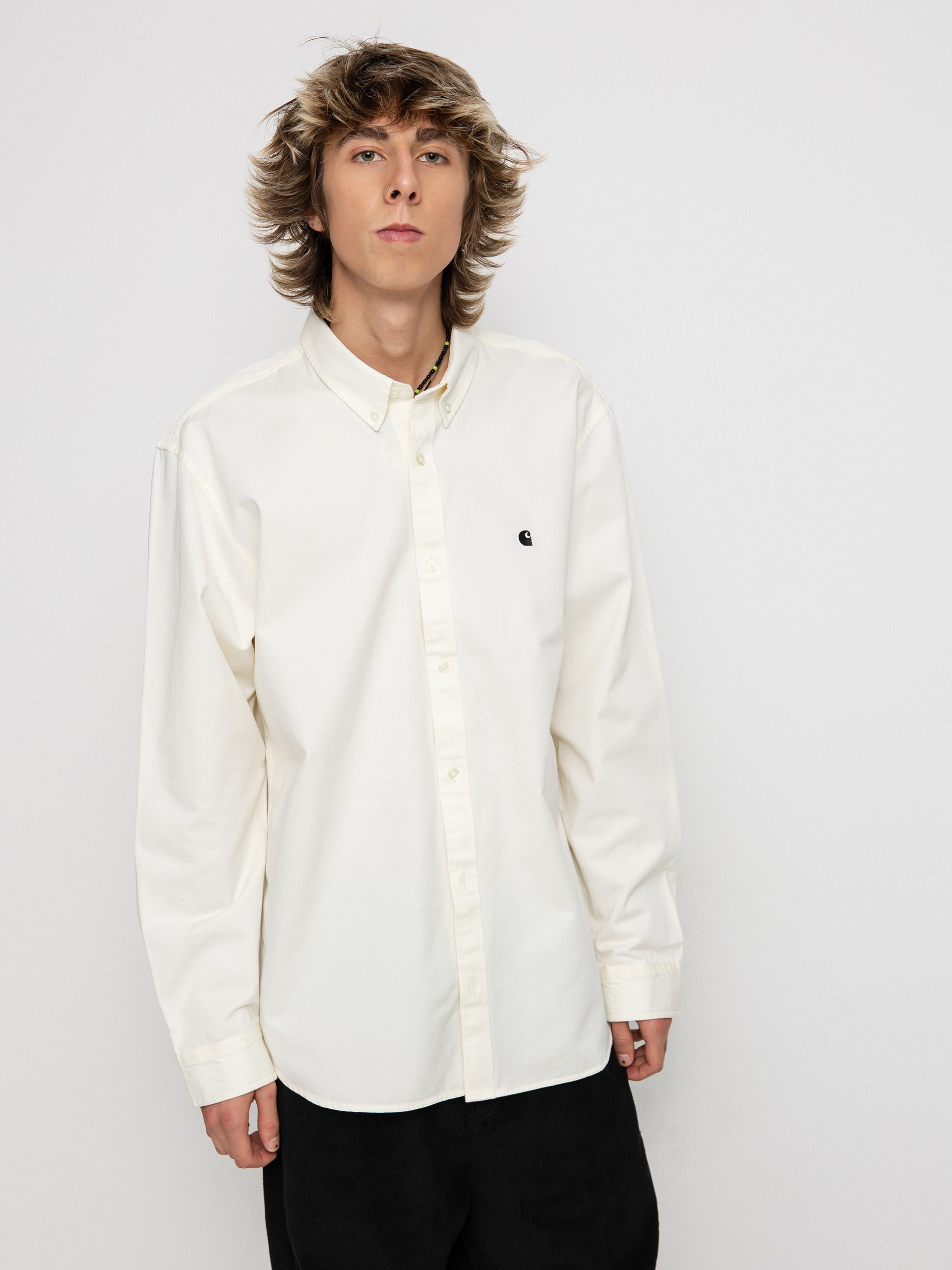 Koszula Carhartt WIP Madison (wax/black)