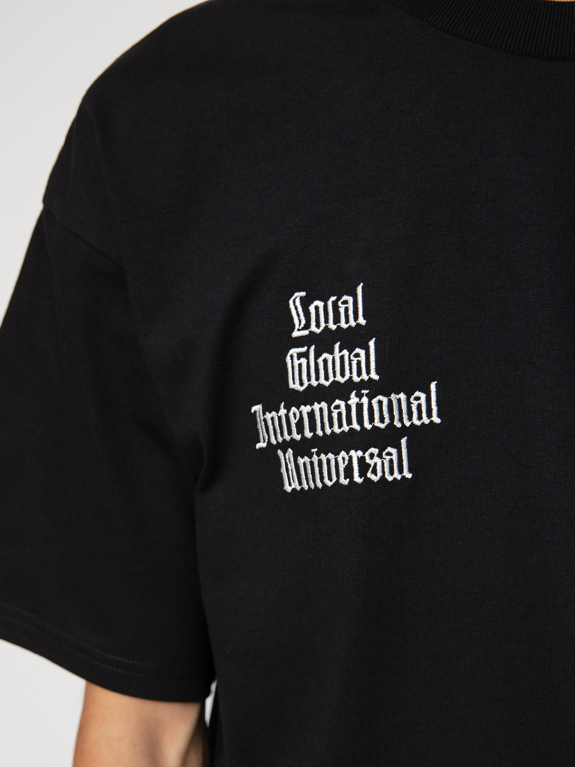 T-shirt Carhartt WIP Letterman (black/wax)