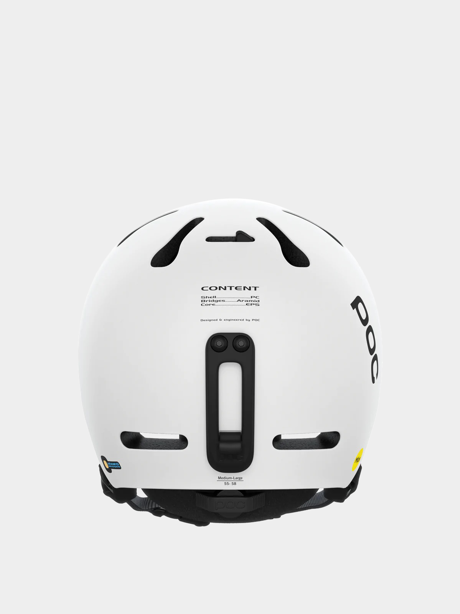 Męski Kask POC Fornix MIPS (hydrogen white matt)
