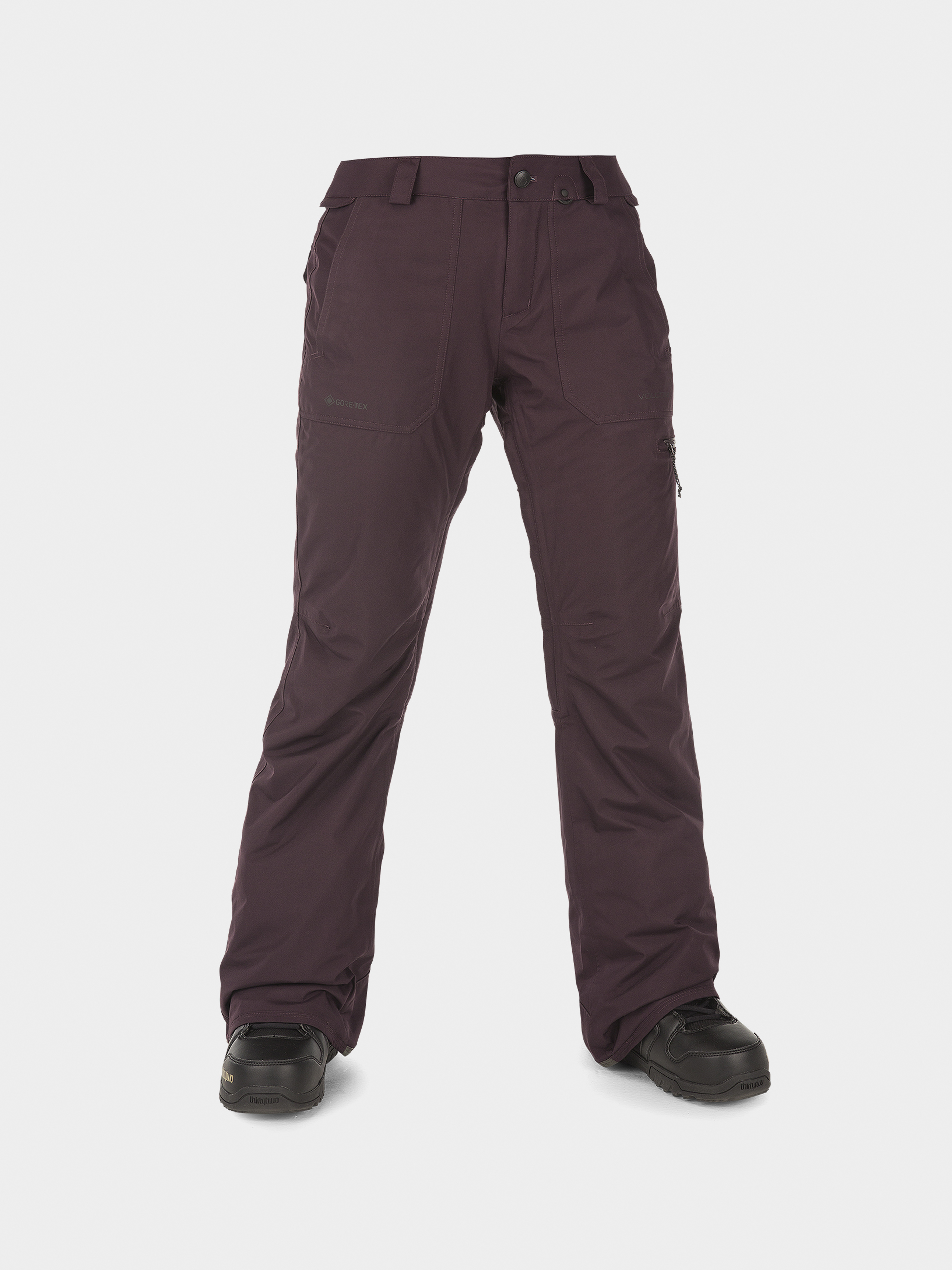 Damskie Spodnie snowboardowe Volcom Knox Ins Gore Tex (black plum)