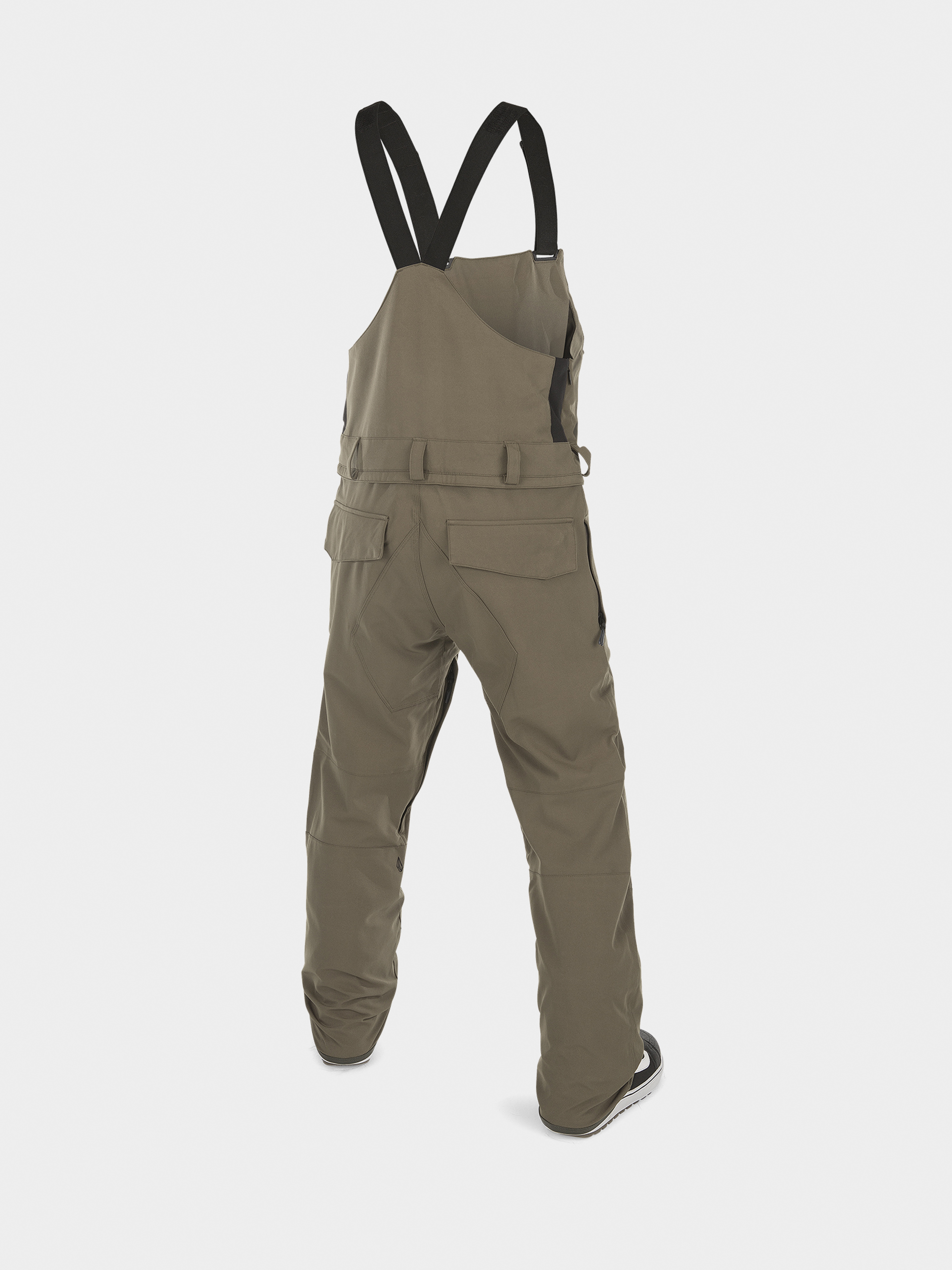 Męskie Spodnie snowboardowe Volcom Roan Bib Overall (dark teak)