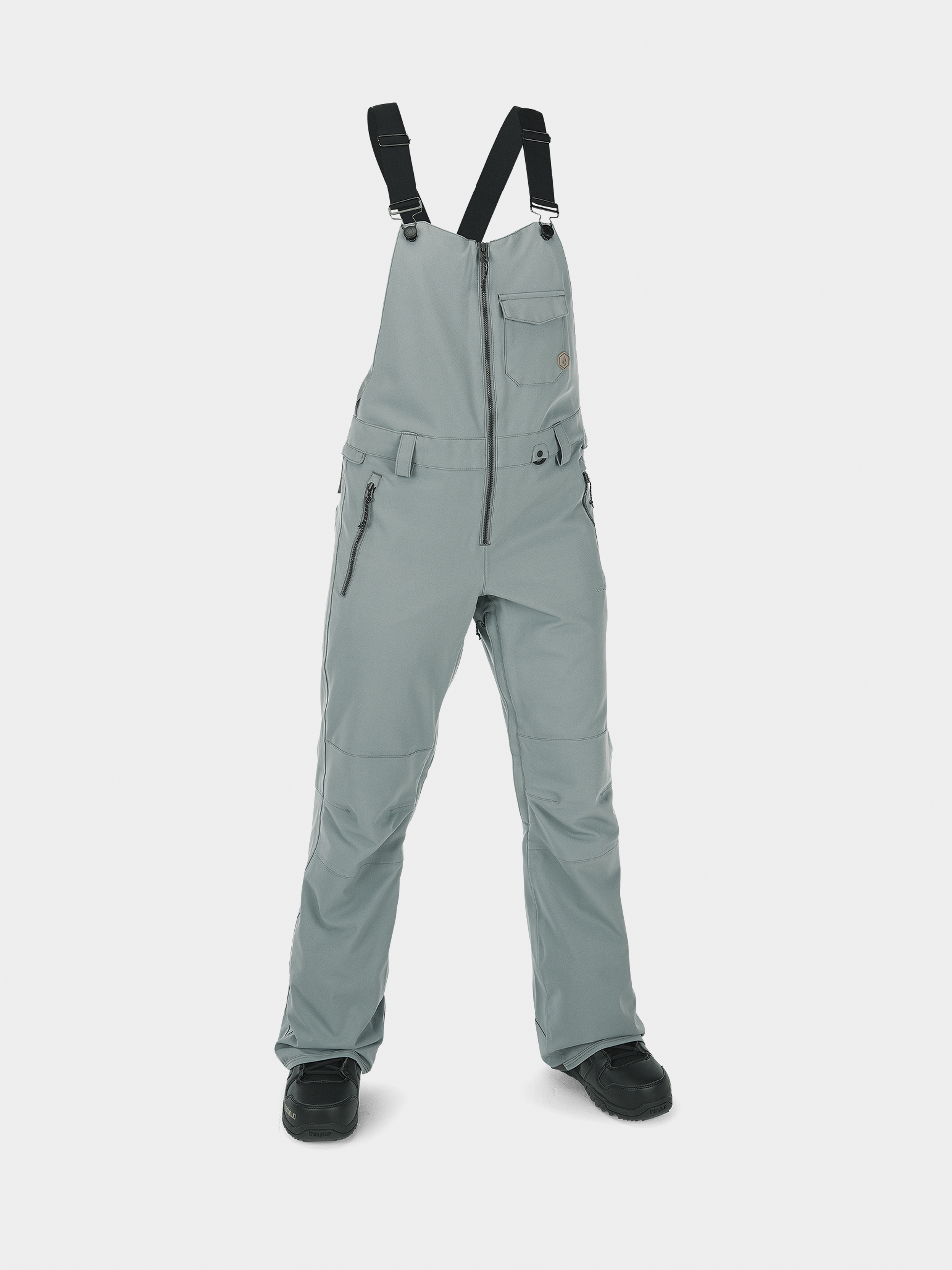 Damskie Spodnie snowboardowe Volcom Swift Bib Overall (green ash)