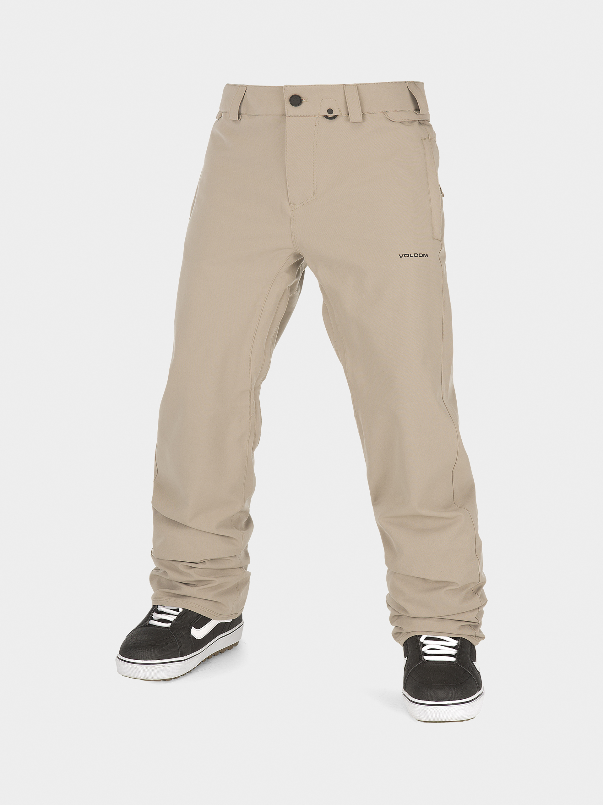 Męskie Spodnie snowboardowe Volcom Freakin Snow Chino (dark khaki)