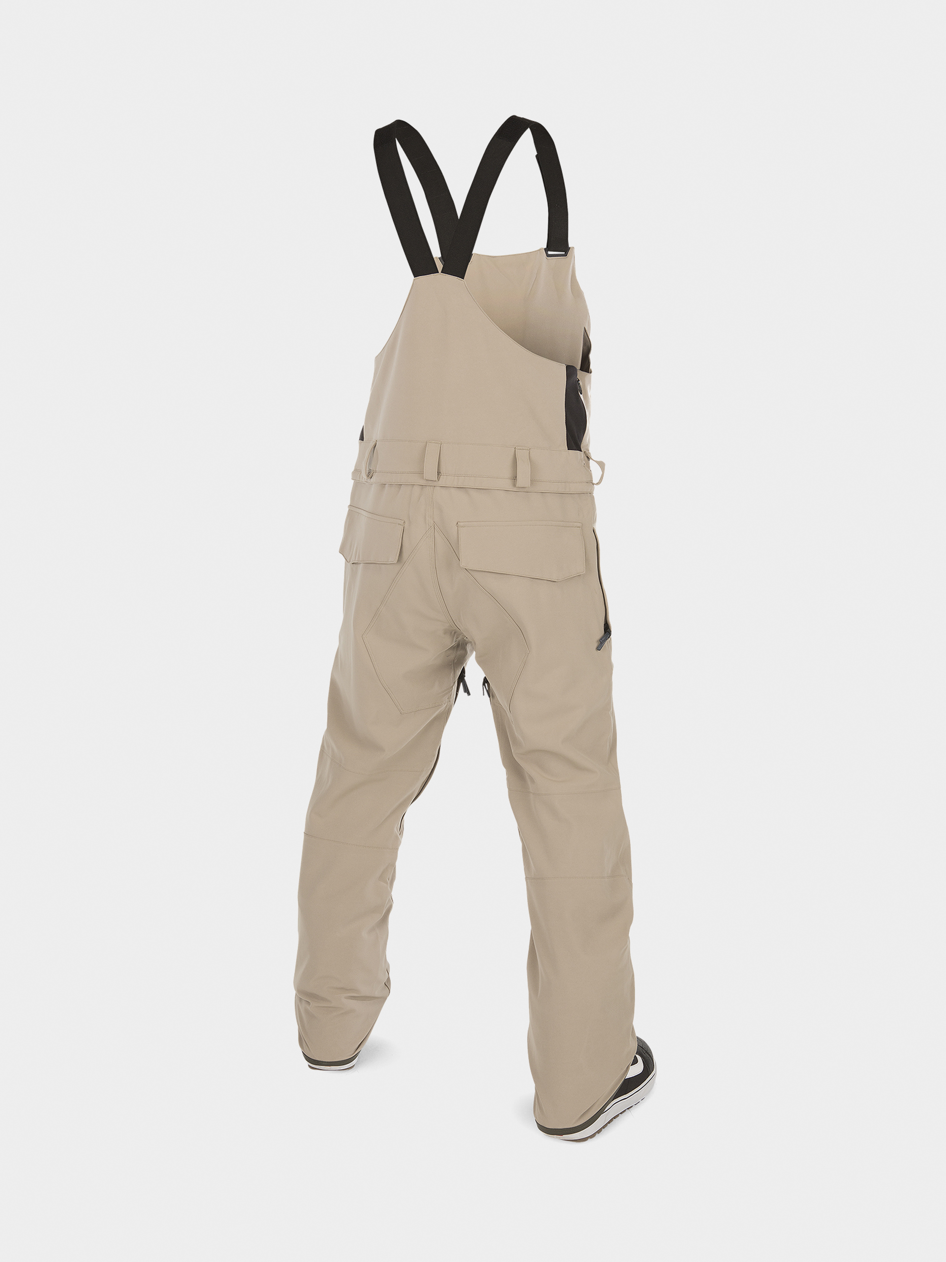 Męskie Spodnie snowboardowe Volcom Roan Bib Overall (dark khaki)