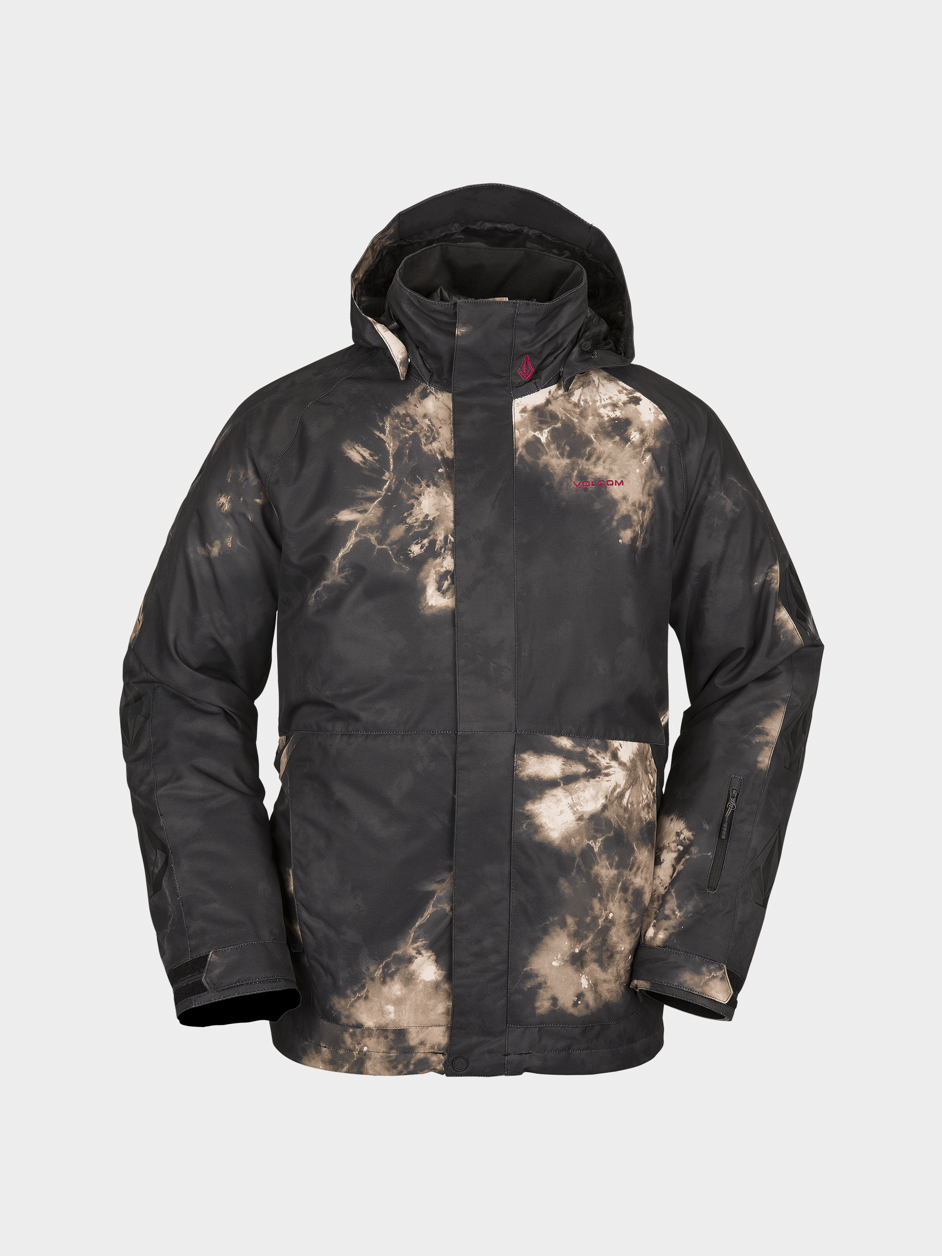 Męska Kurtka snowboardowa Volcom Iconic Stone Ins (bleach black)