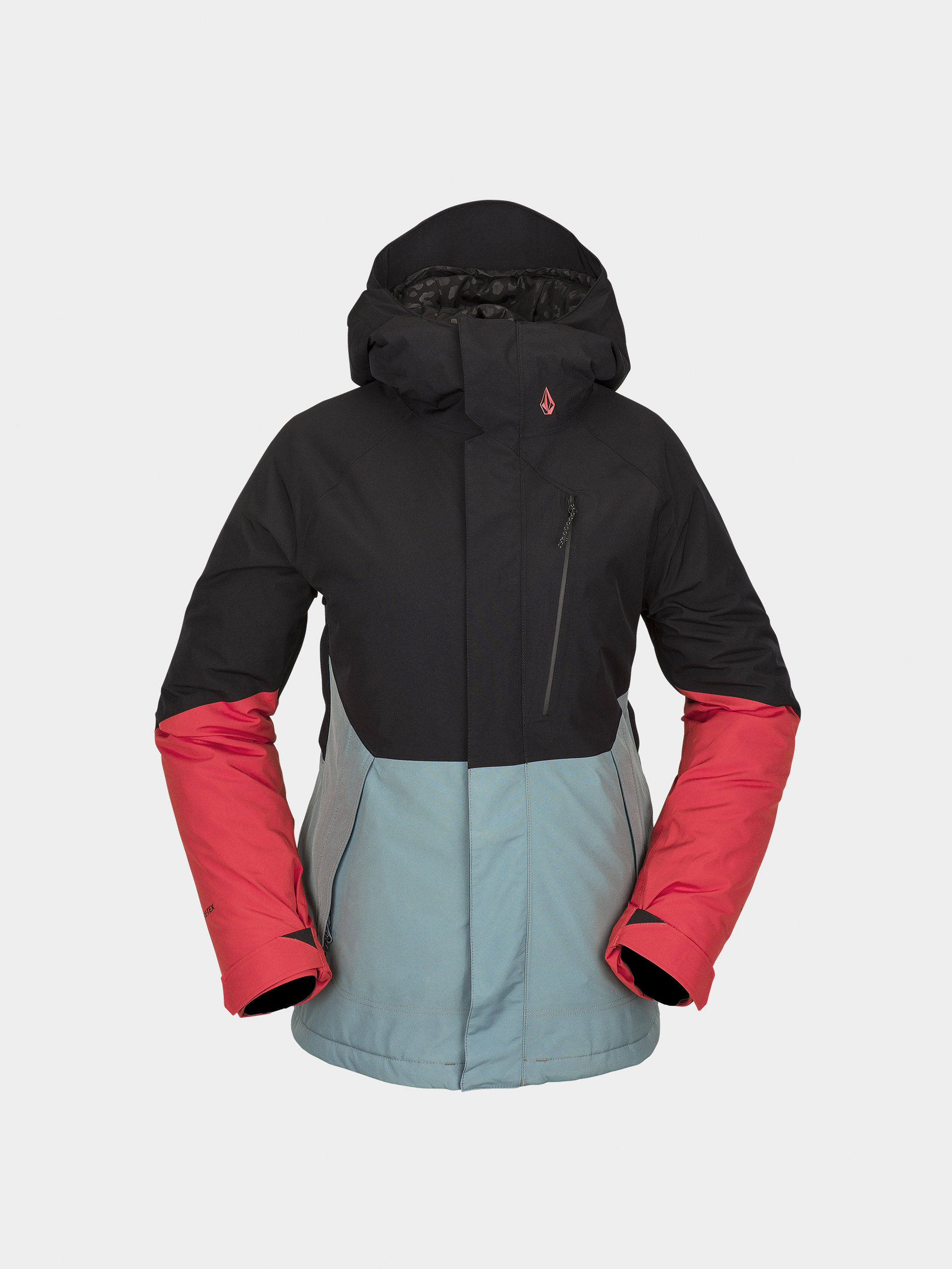 Damska Kurtka snowboardowa Volcom Aris Ins Gore (green ash)