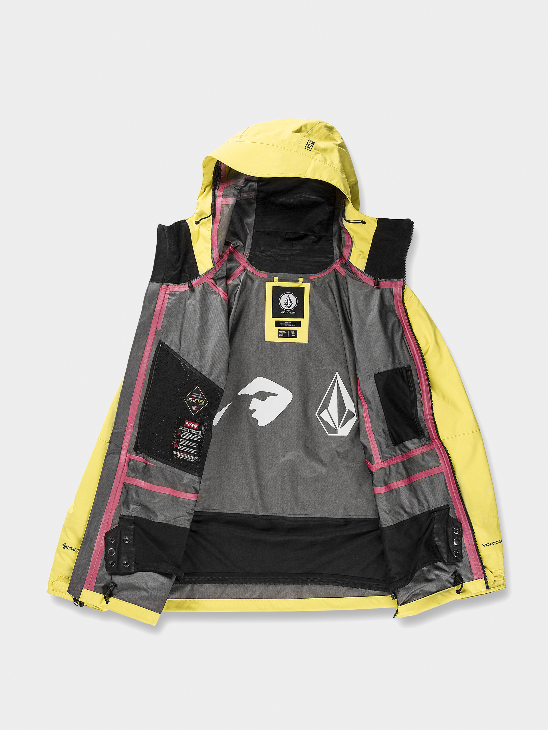 Męska Kurtka snowboardowa Volcom Guide Gore Tex (citron)