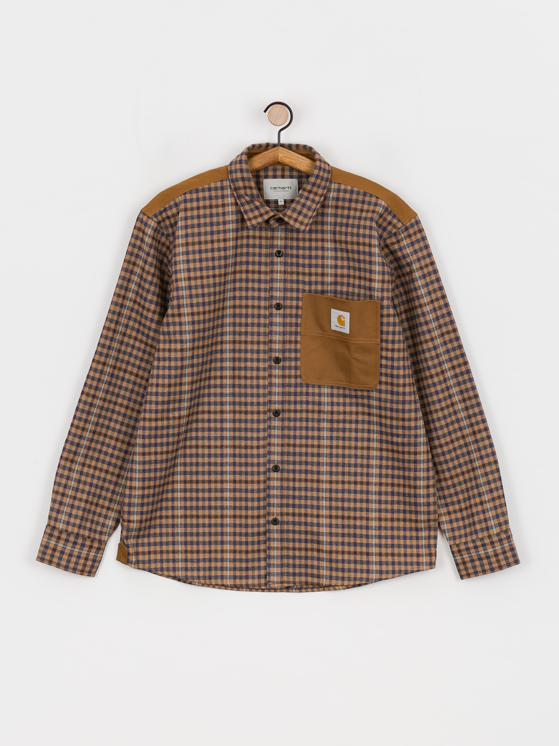 Koszula Carhartt WIP Asher (asher check/jasper/hamilton brown)