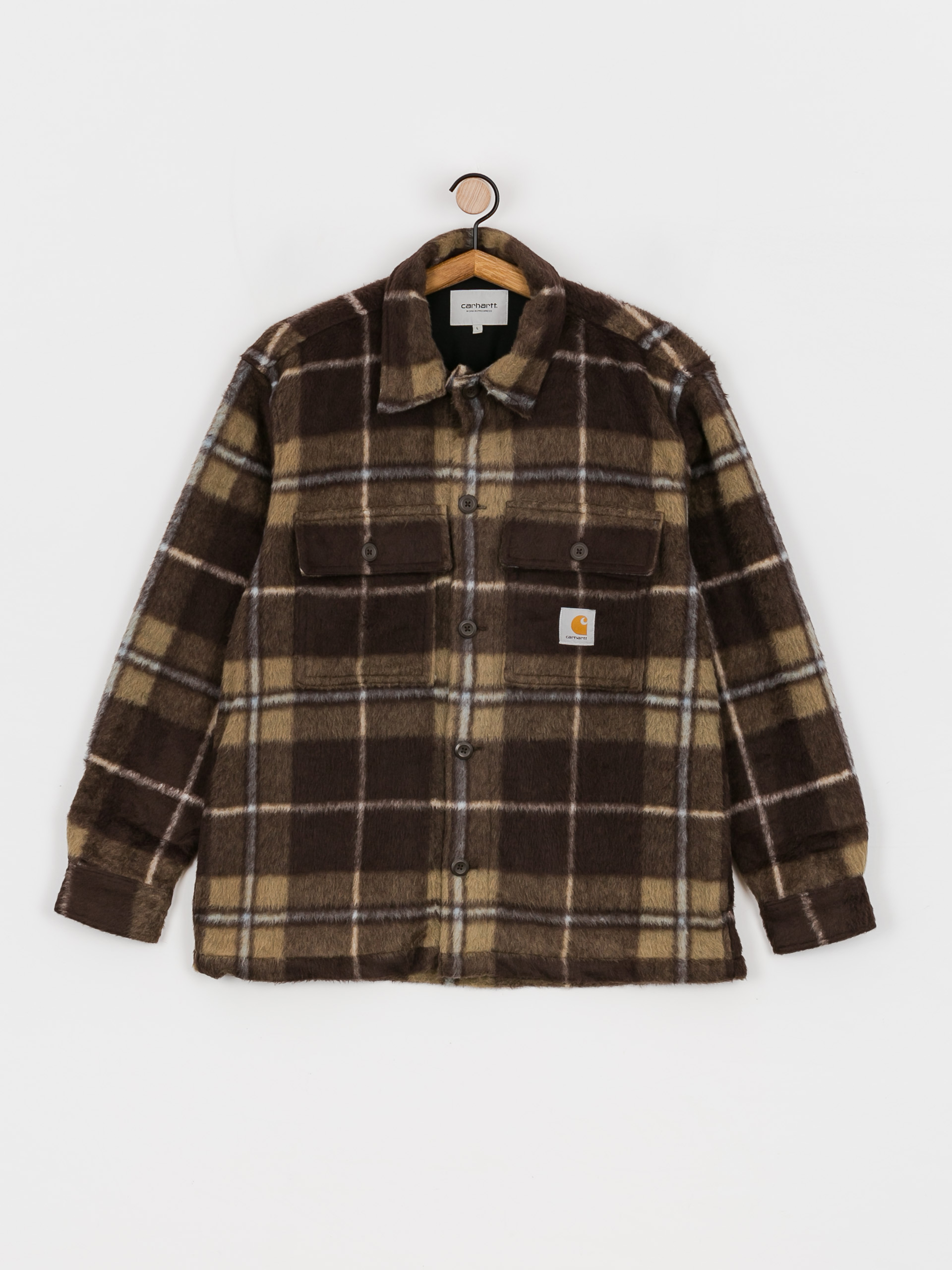 Kurtka Carhartt WIP Manning (manning check/dark umber/leather)