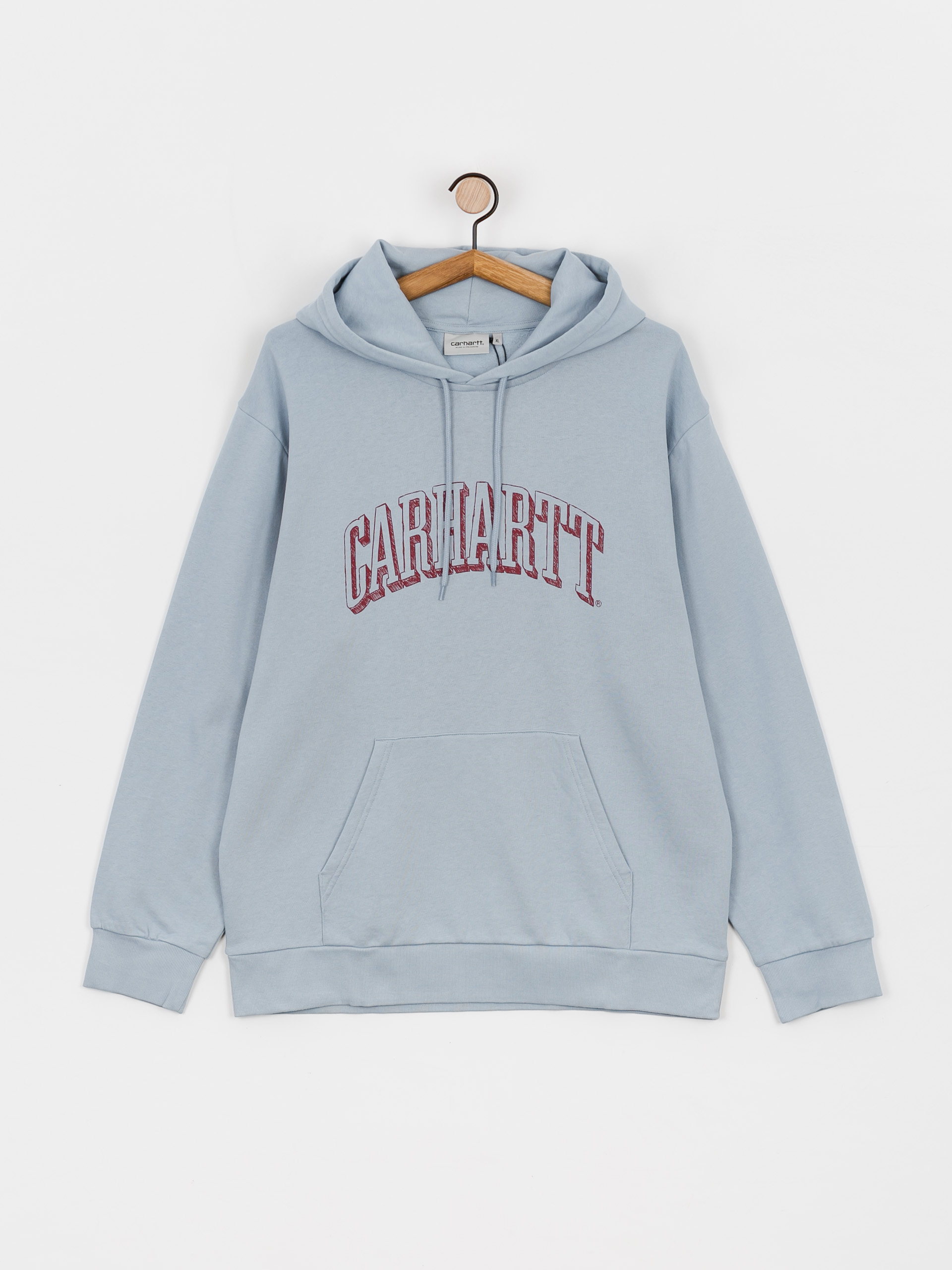 Bluza z kapturem Carhartt WIP Scrawl HD (misty sky/corvina)