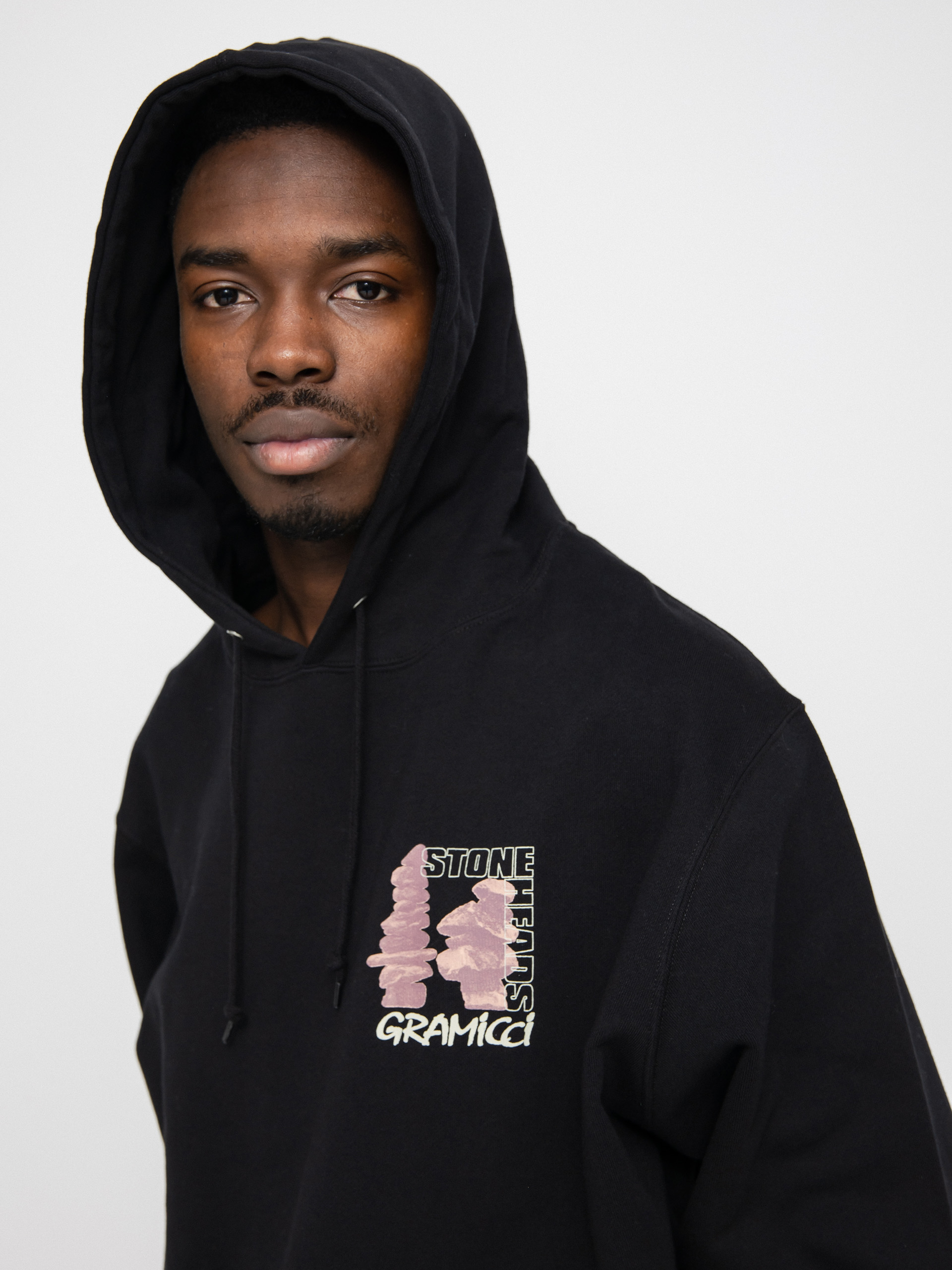 Bluza z kapturem Gramicci Stoneheads HD (black)