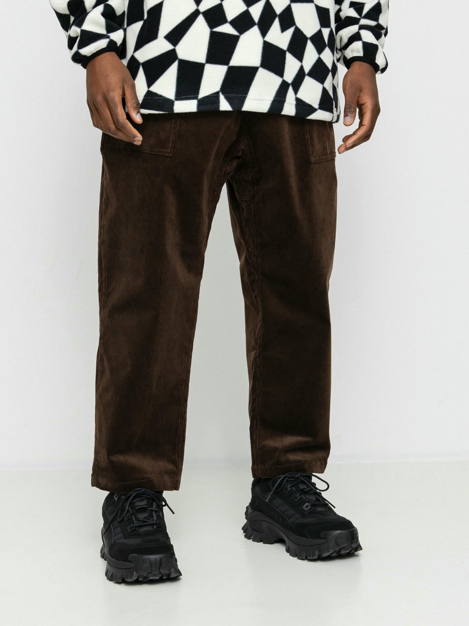 Spodnie Gramicci Corduroy Loose Tapered (dark brown)