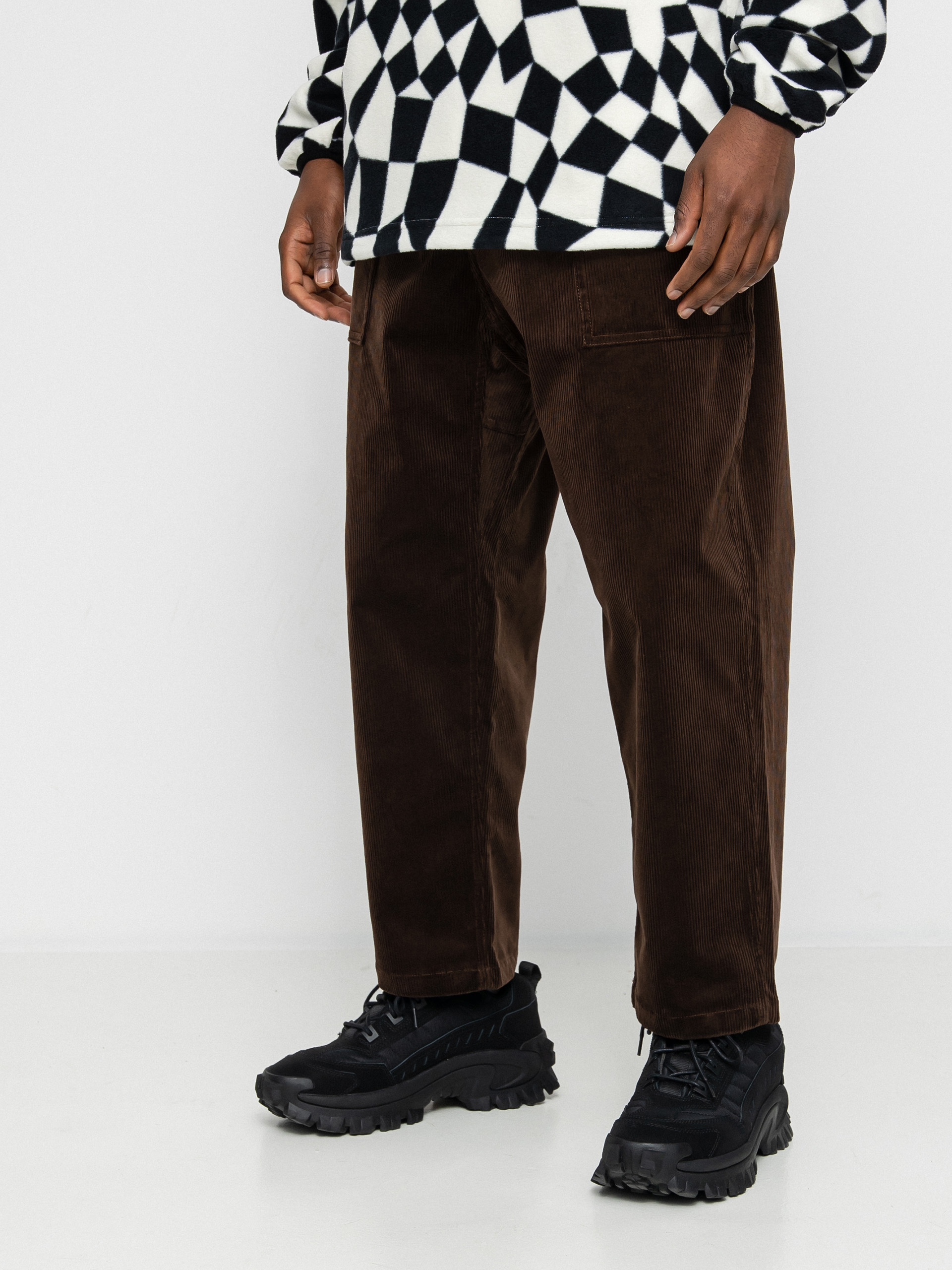 Spodnie Gramicci Corduroy Loose Tapered (dark brown)