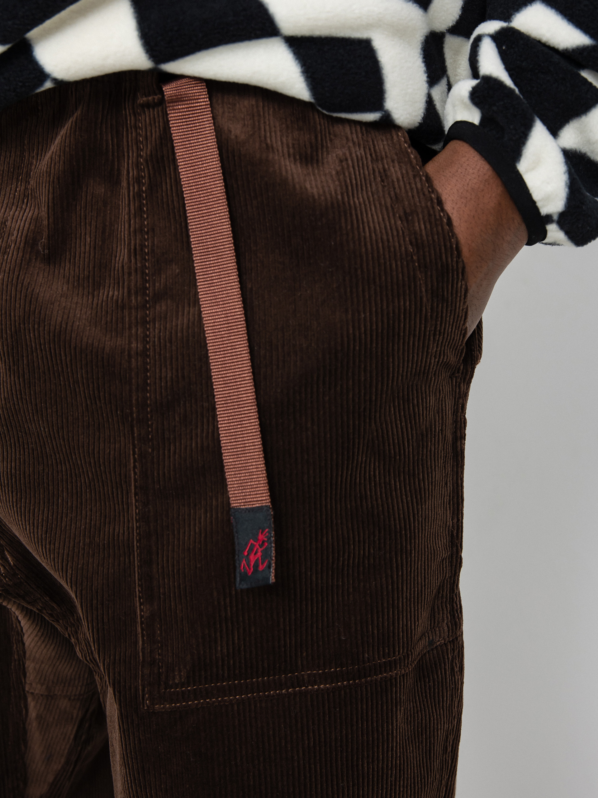 Spodnie Gramicci Corduroy Loose Tapered (dark brown)