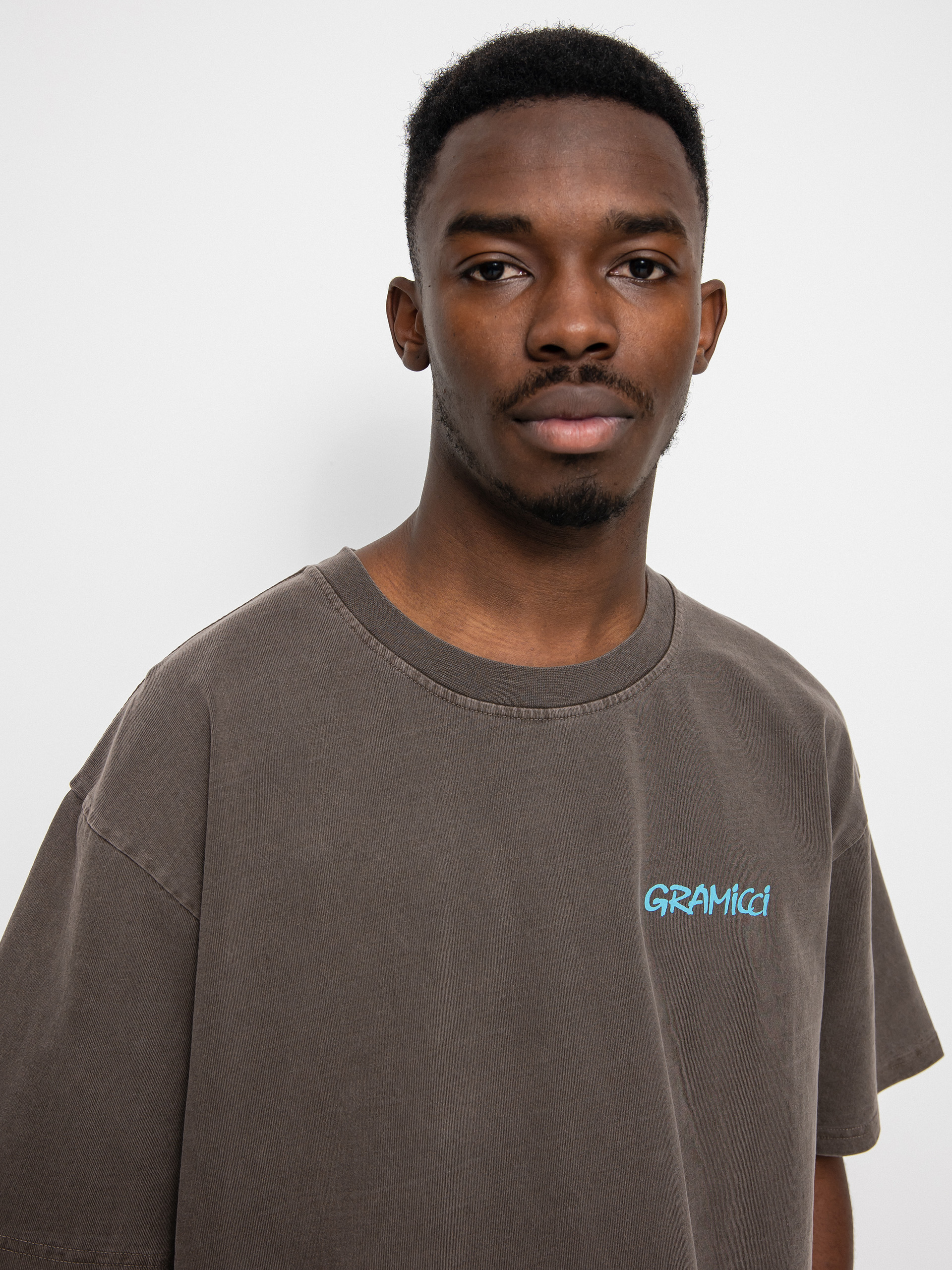 T-shirt Gramicci Leaf (brown pigment)