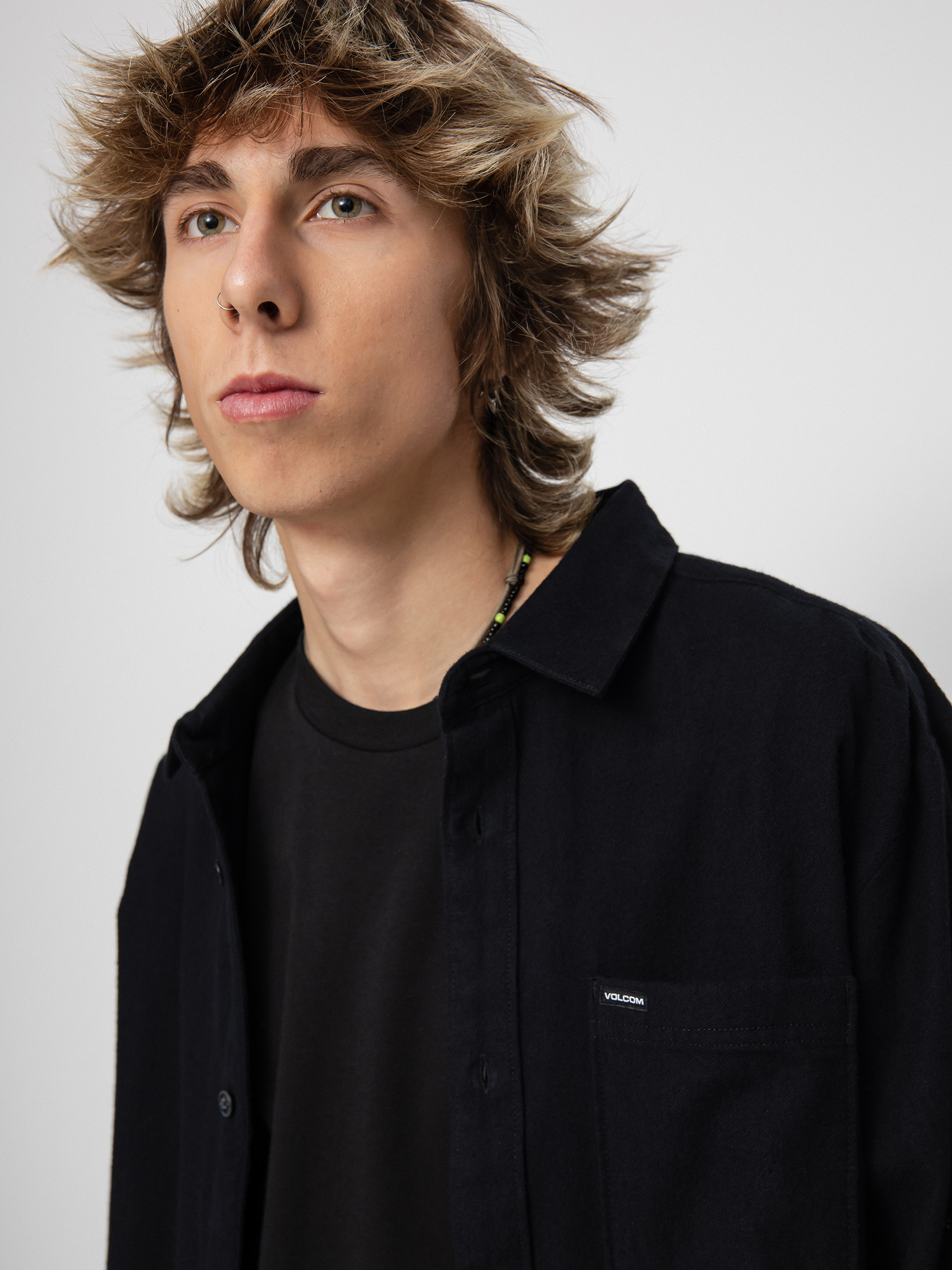 Koszula Volcom Caden Solid Ls (black)