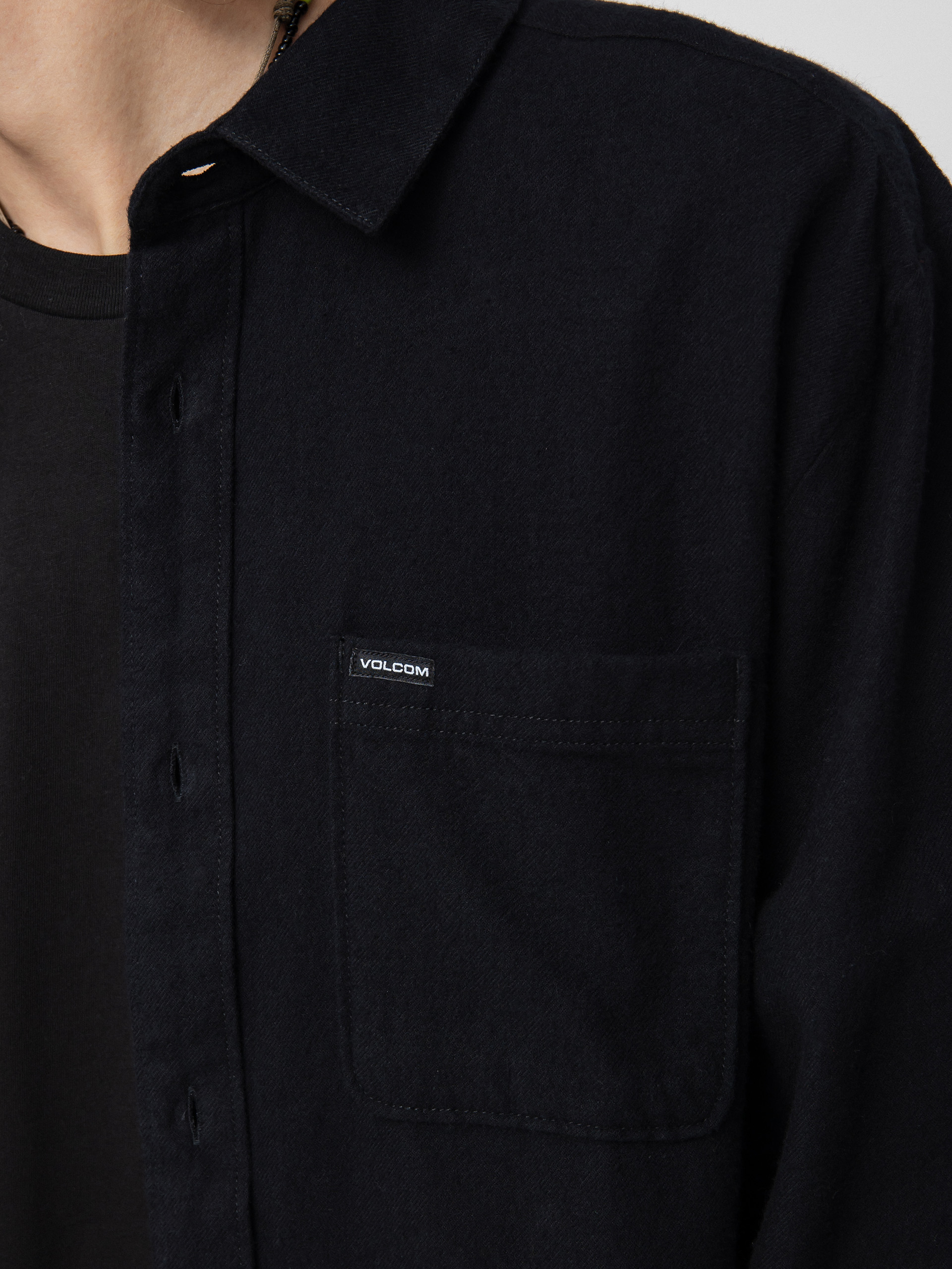 Koszula Volcom Caden Solid Ls (black)