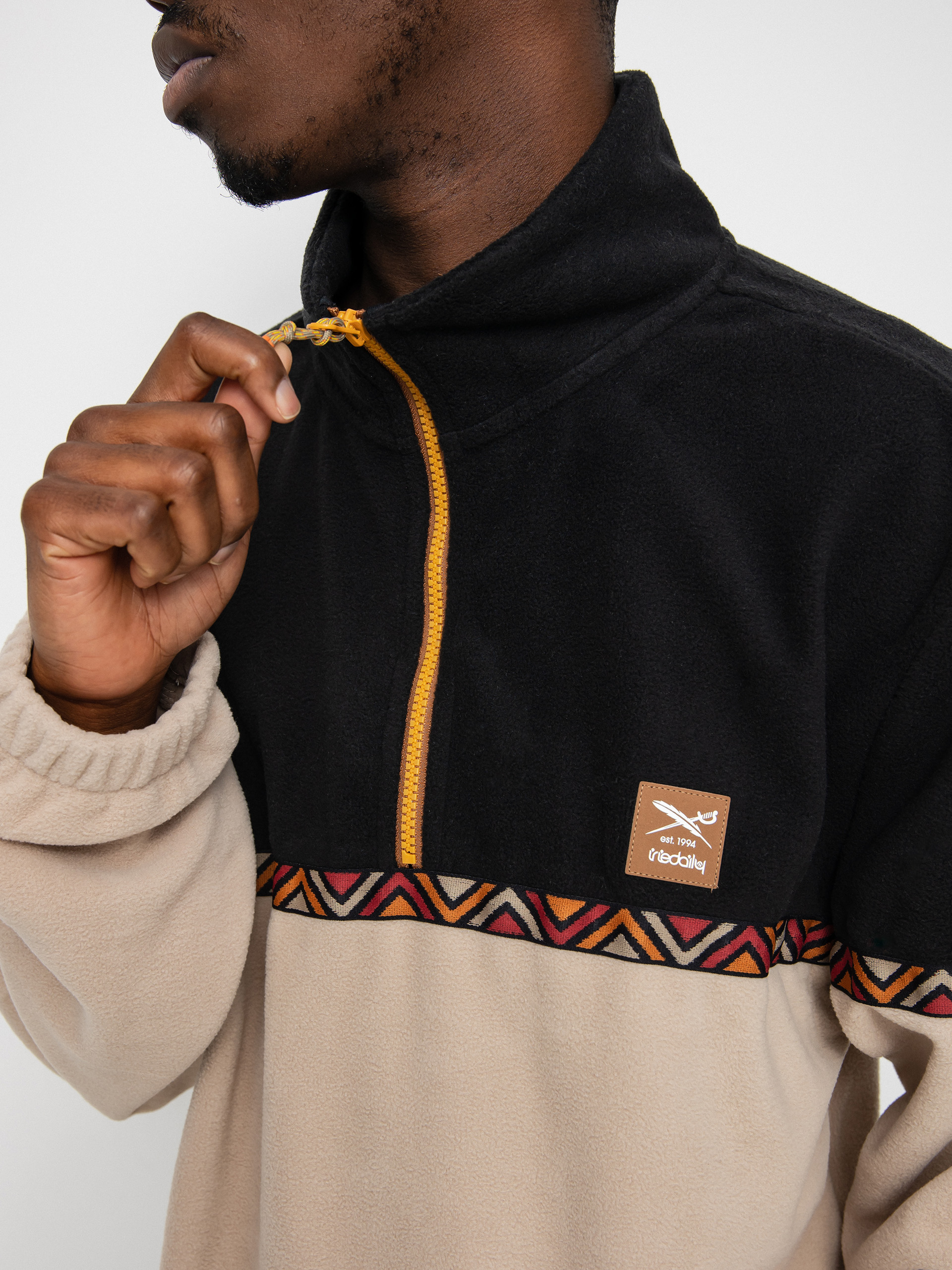 Męski Polar Iriedaily Monte Noe Troyer (khaki)