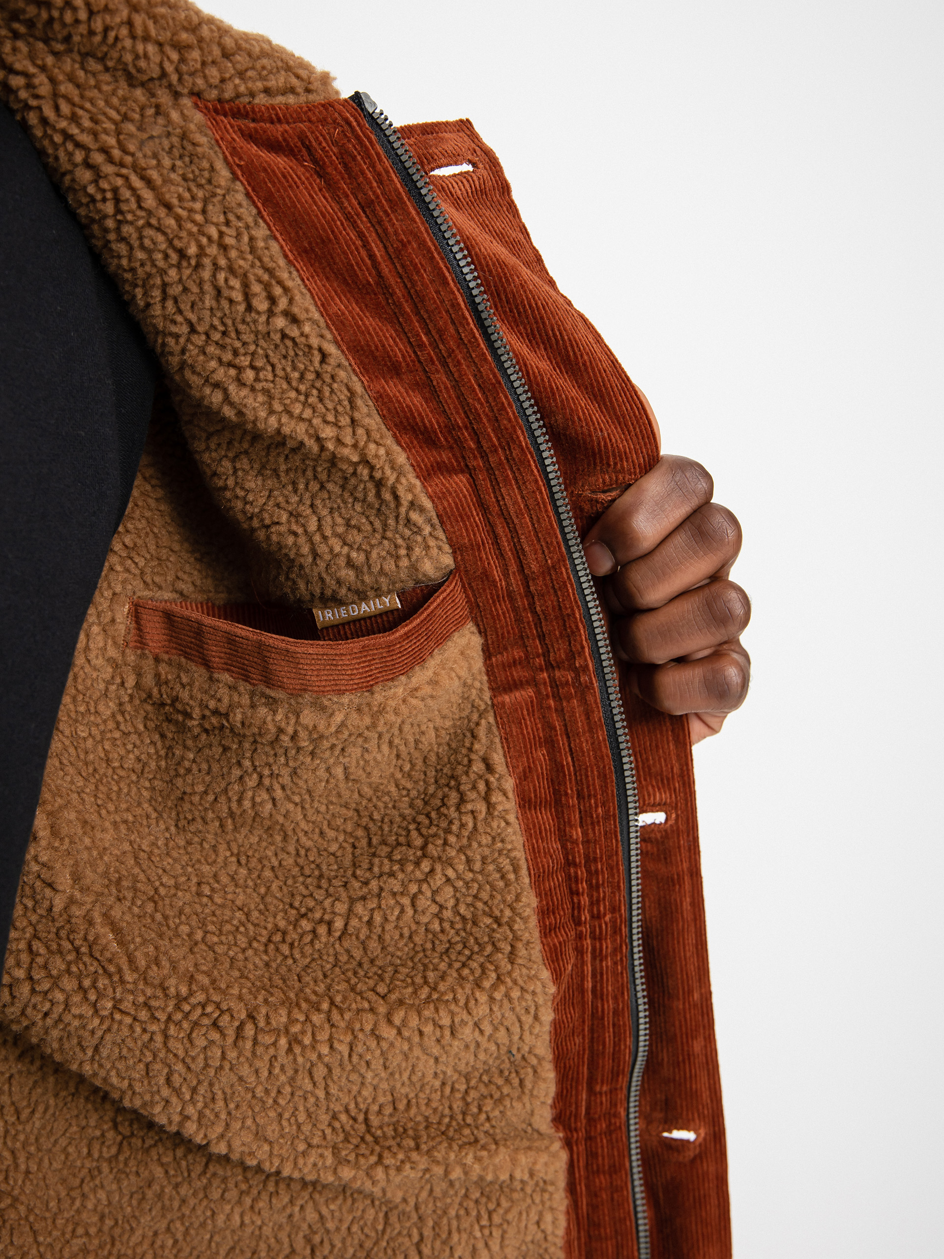 Kurtka Iriedaily Trapas (red brown)