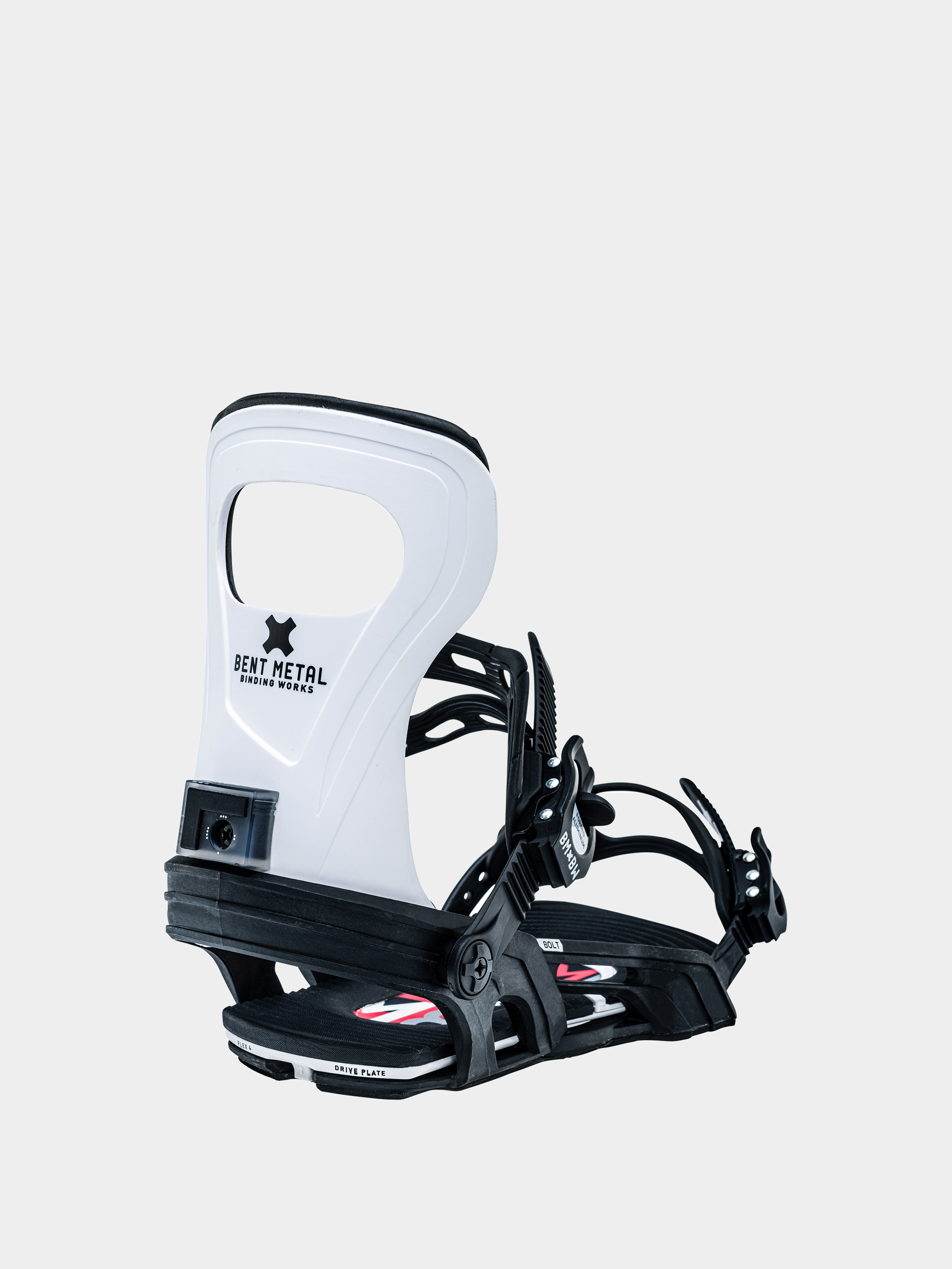 Męskie Wiązania snowboardowe Bent Metal Bolt (white)