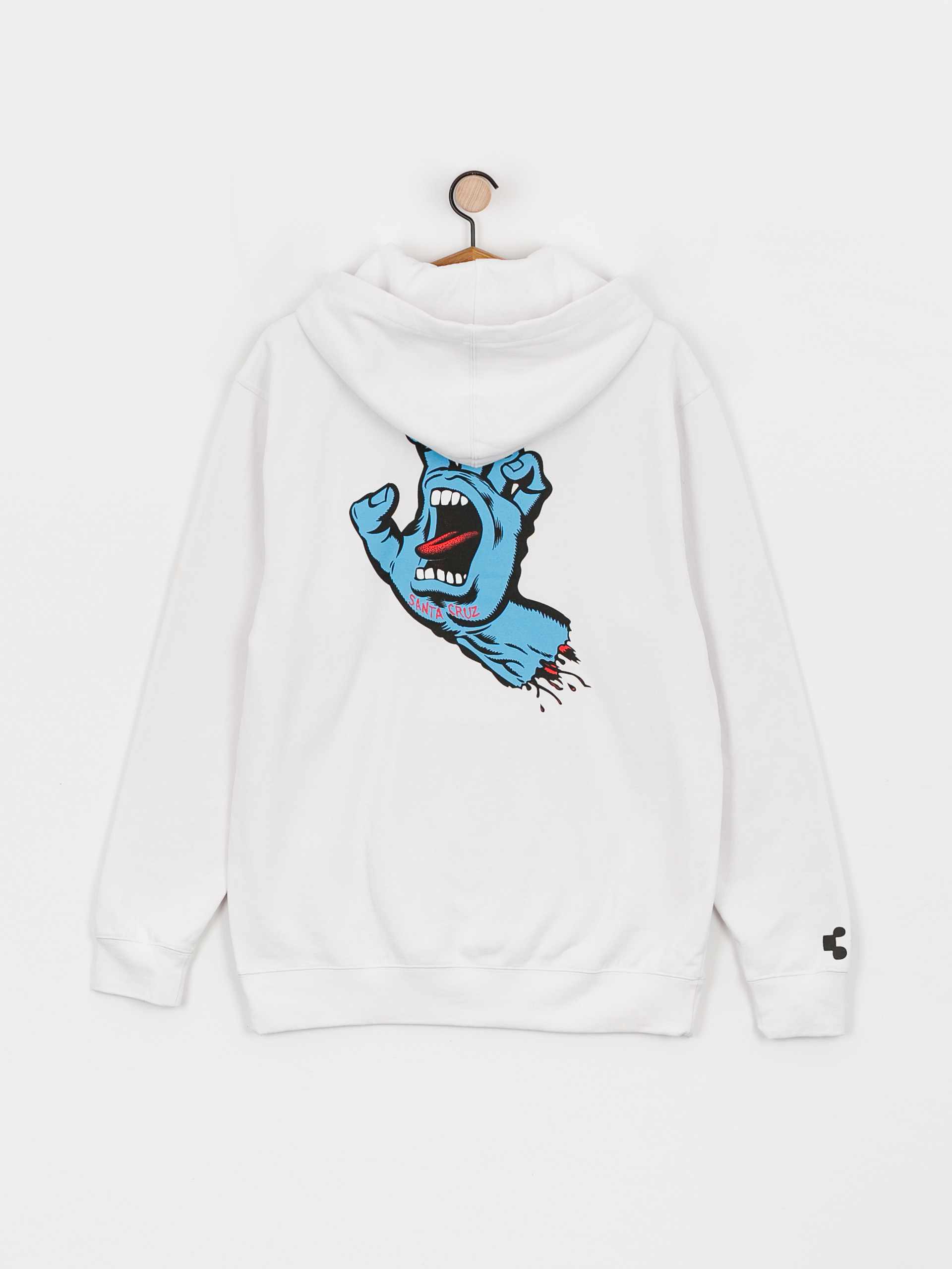 Męska Bluza aktywna ThirtyTwo X Santa Cruz HD (white)