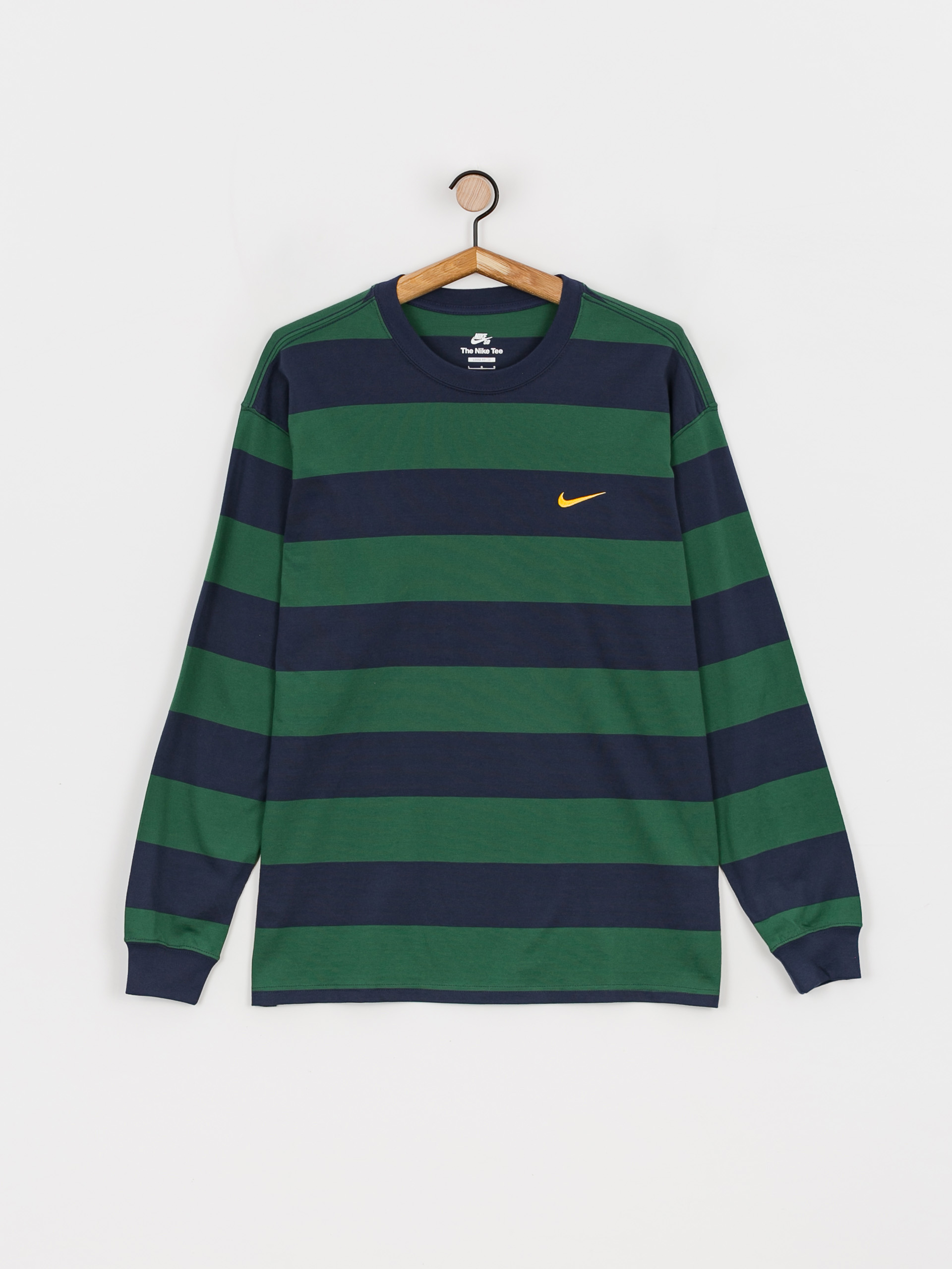 Longsleeve Nike SB Stripe (midnight navy/gorge green)